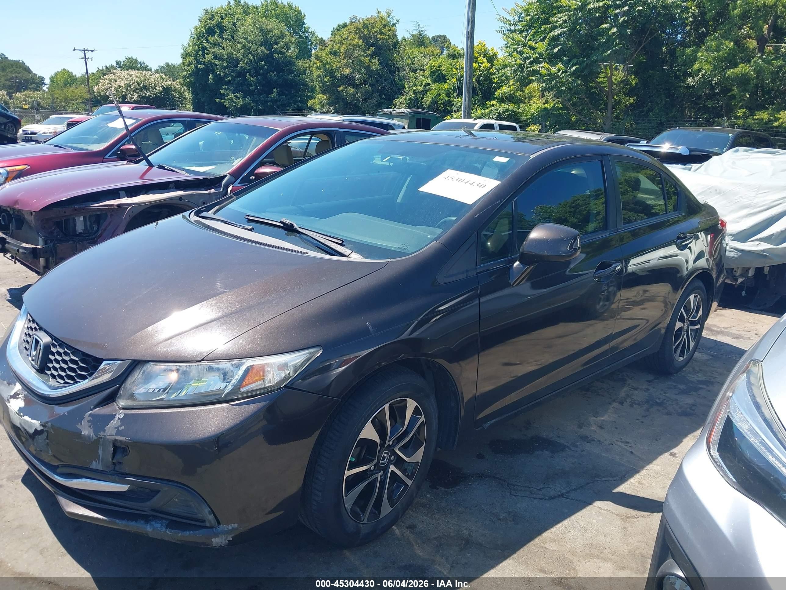2013 Honda Civic Ex Brown vin: 2HGFB2F83DH509192