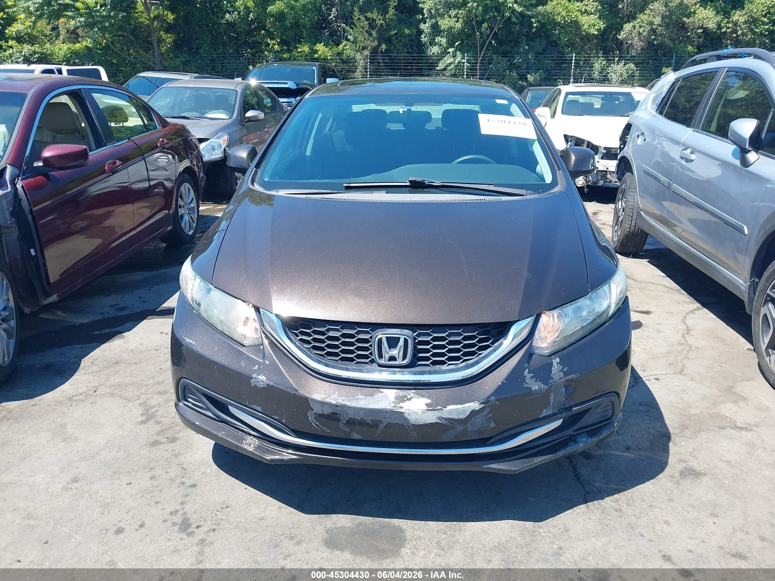 2013 Honda Civic Ex Brown vin: 2HGFB2F83DH509192