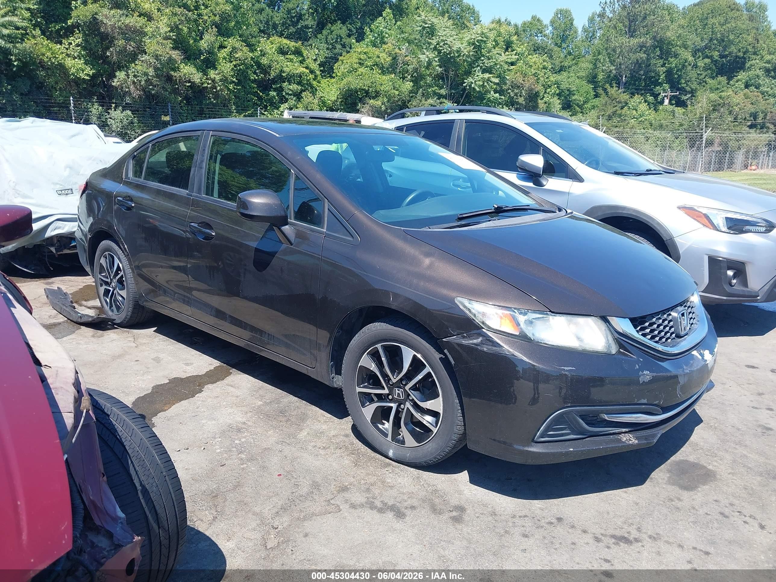 2013 Honda Civic Ex Brown vin: 2HGFB2F83DH509192