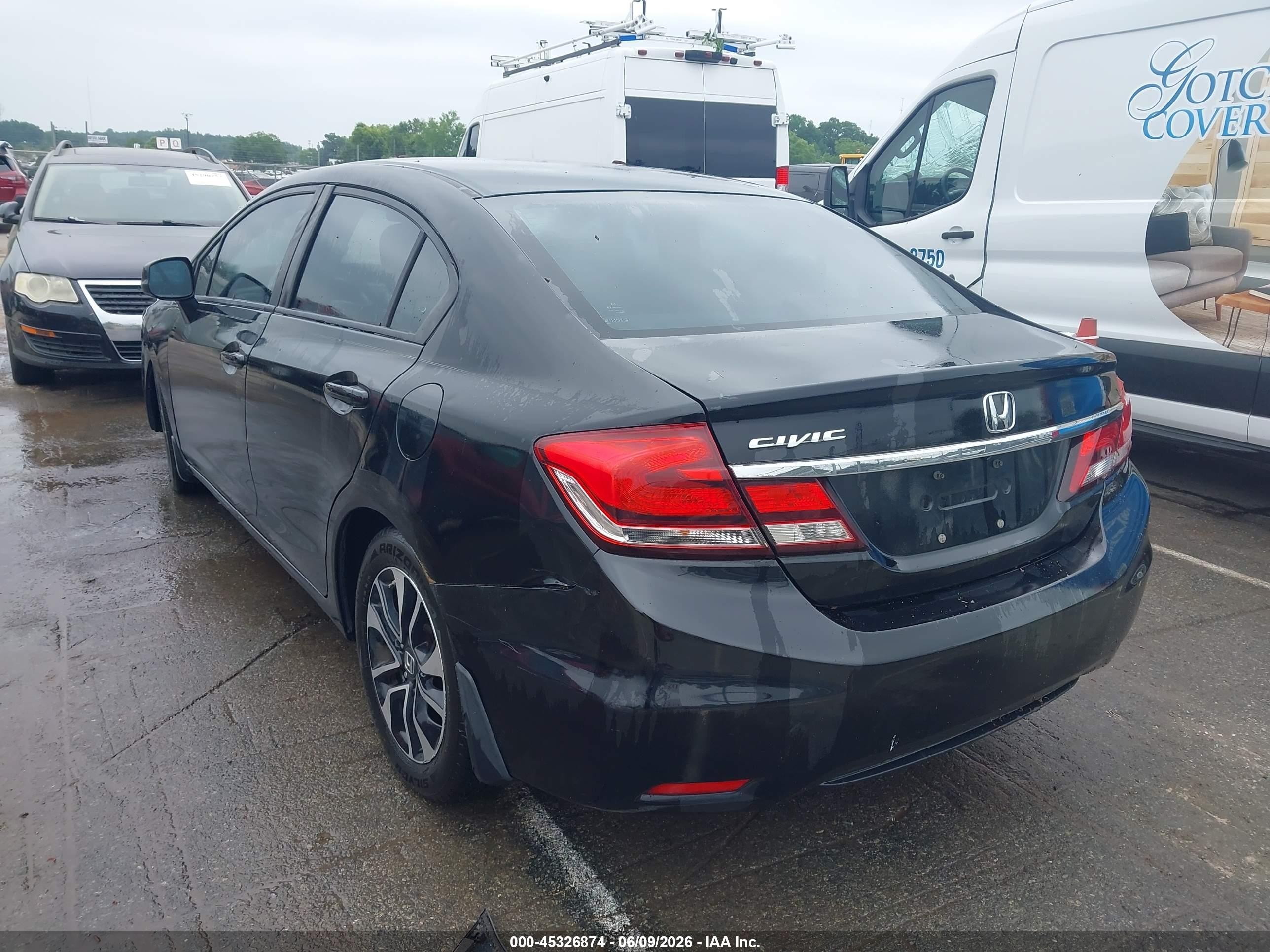 2013 Honda Civic Ex Black vin: 2HGFB2F83DH550129