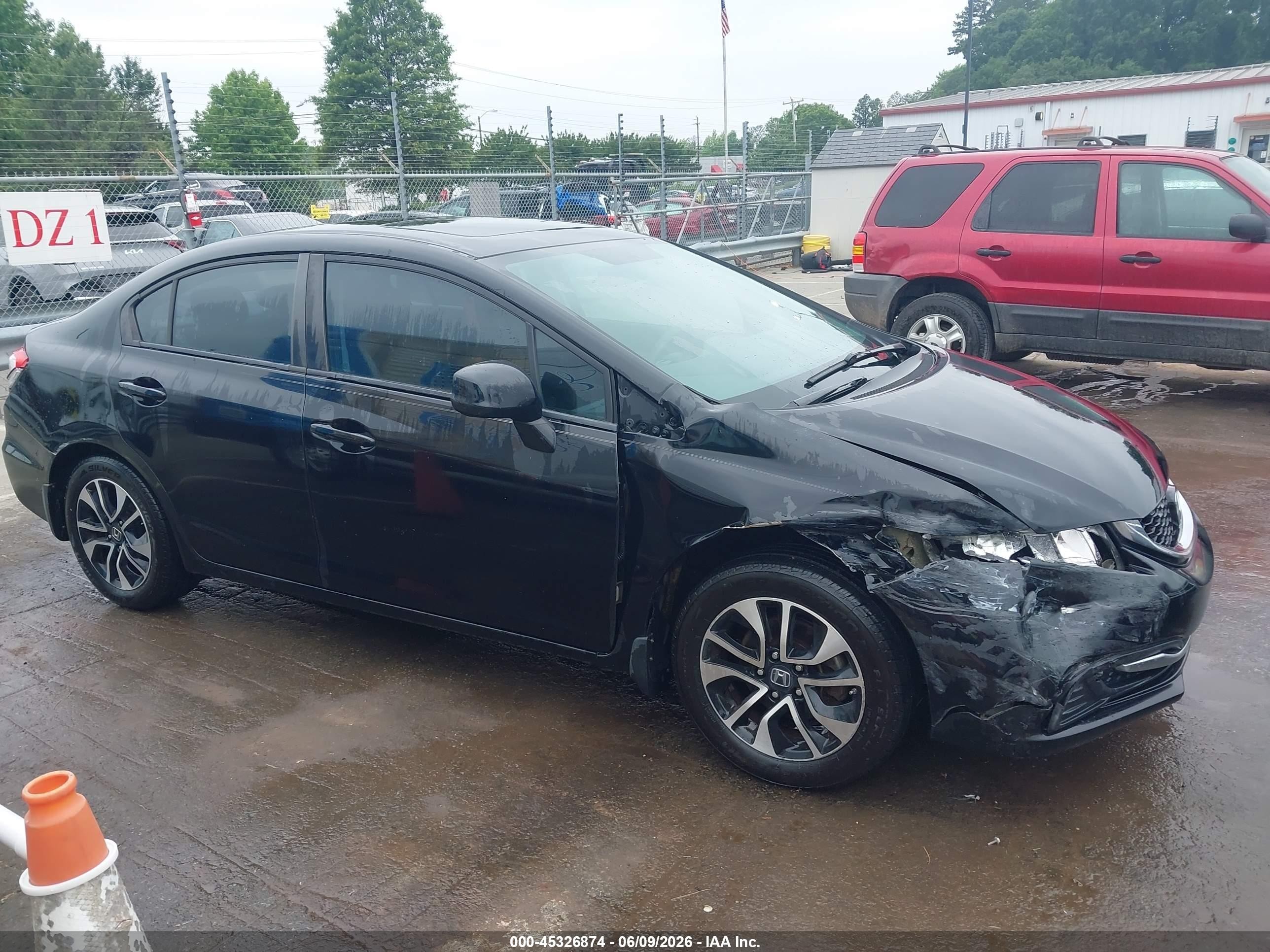 2013 Honda Civic Ex Black vin: 2HGFB2F83DH550129