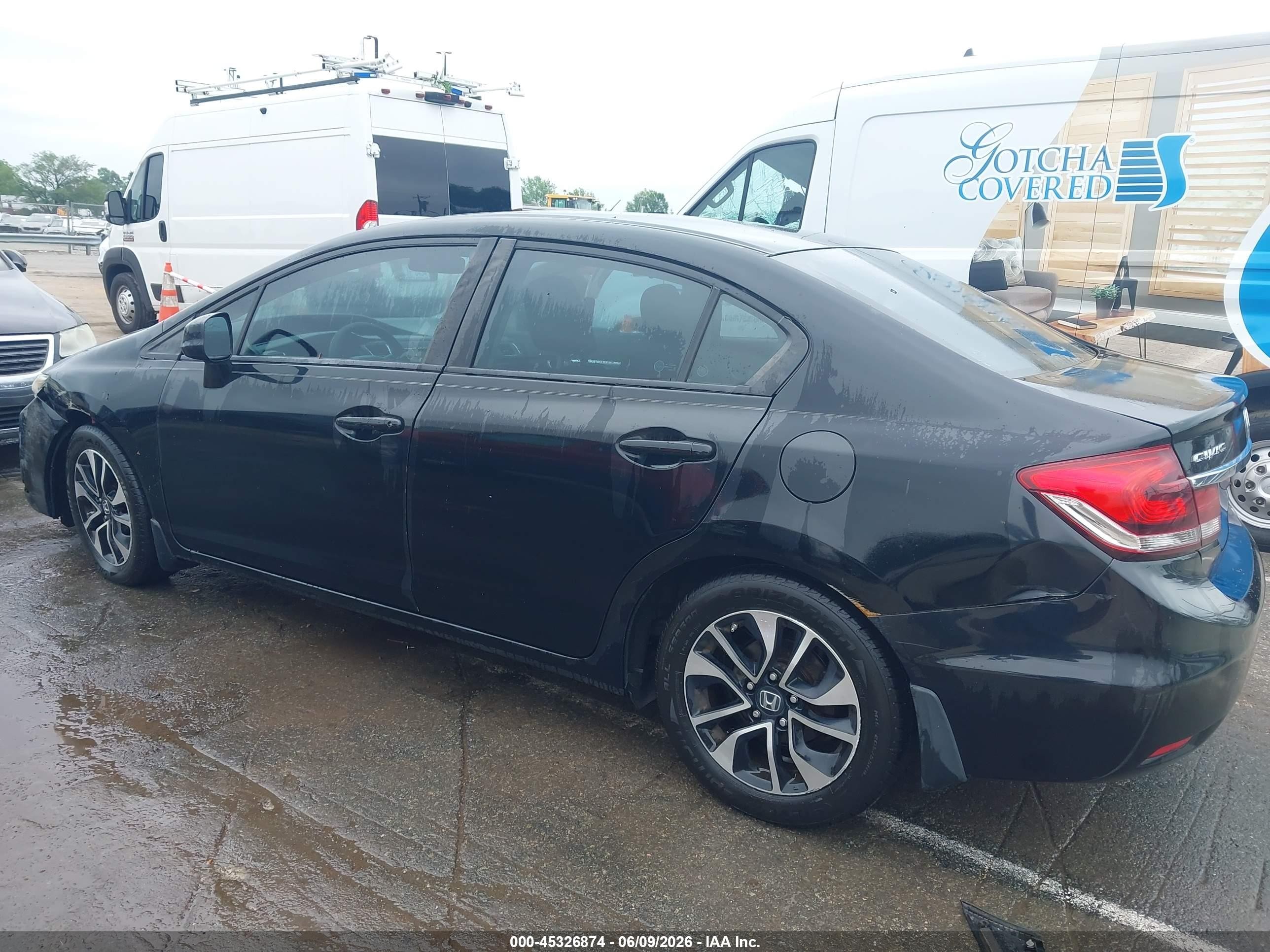 2013 Honda Civic Ex Black vin: 2HGFB2F83DH550129