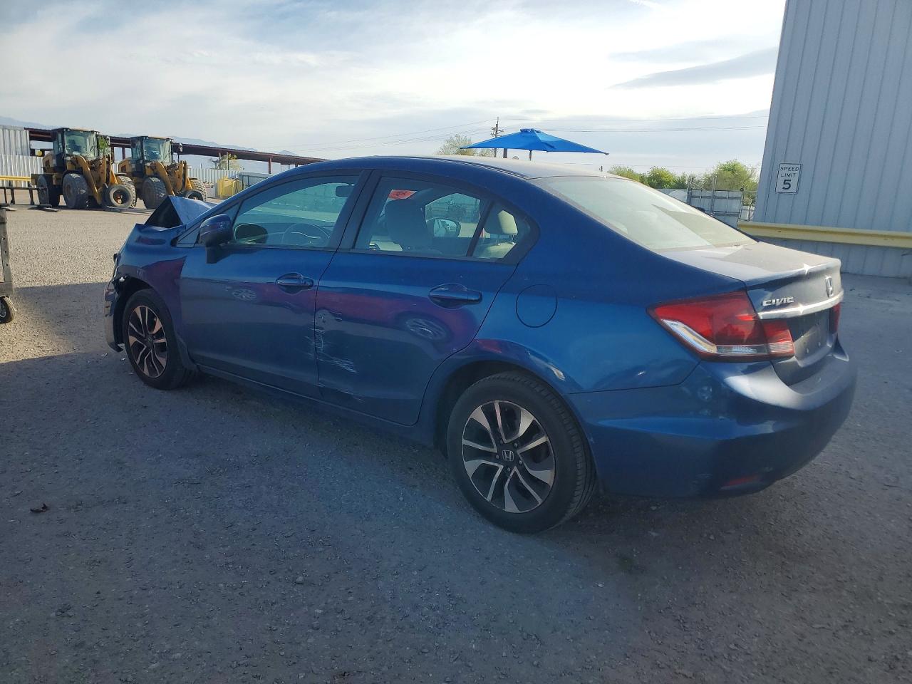 2014 Honda Civic Ex Blue vin: 2HGFB2F83EH519626