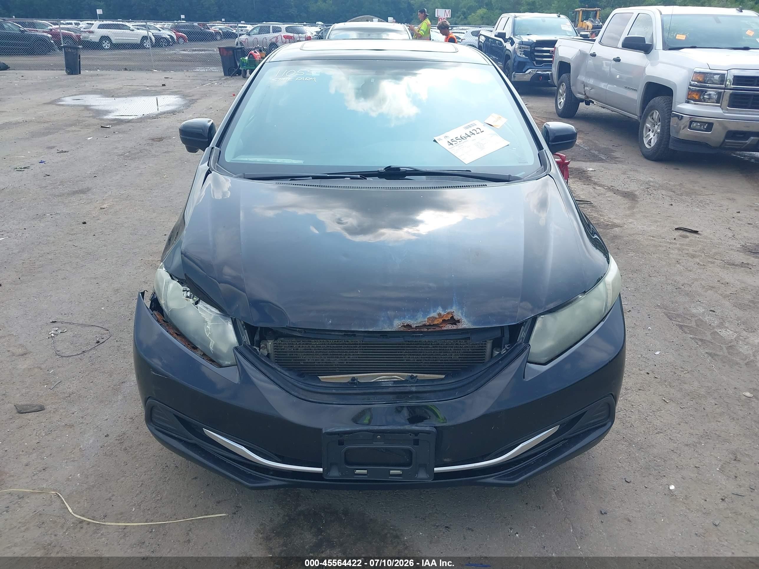 2014 Honda Civic Ex Black vin: 2HGFB2F83EH540718