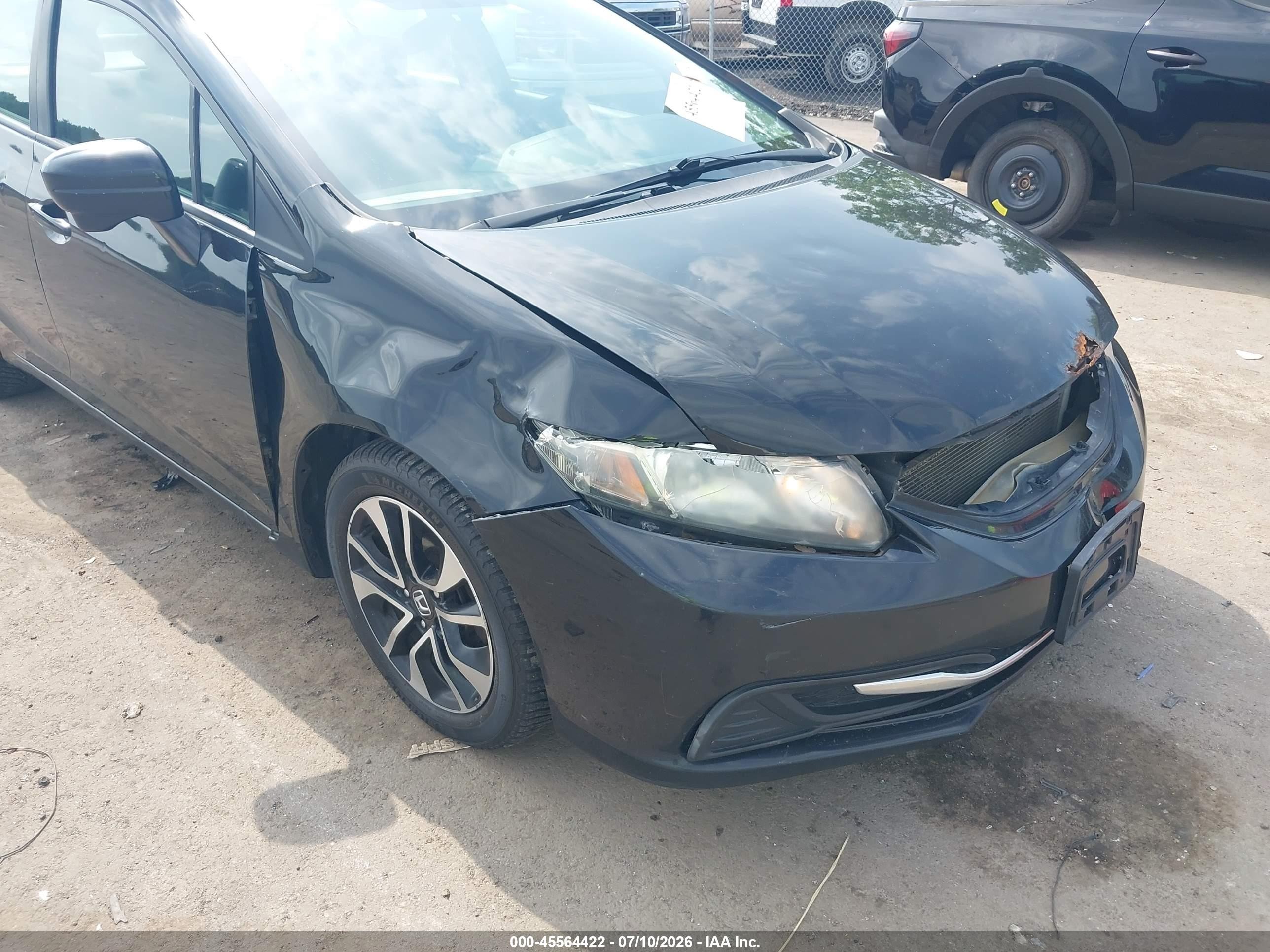 2014 Honda Civic Ex Black vin: 2HGFB2F83EH540718