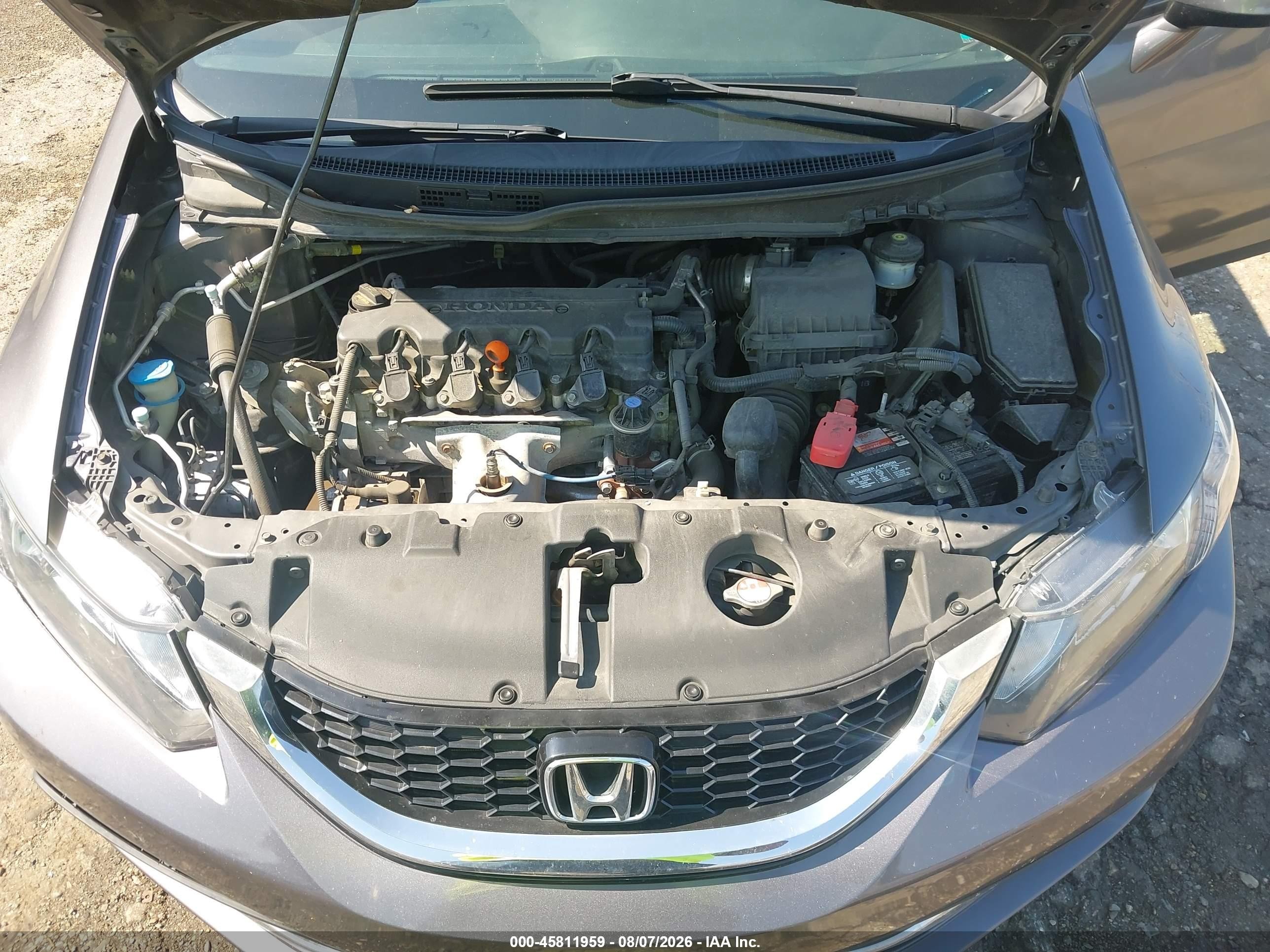 2014 Honda Civic Ex Gray vin: 2HGFB2F83EH543490