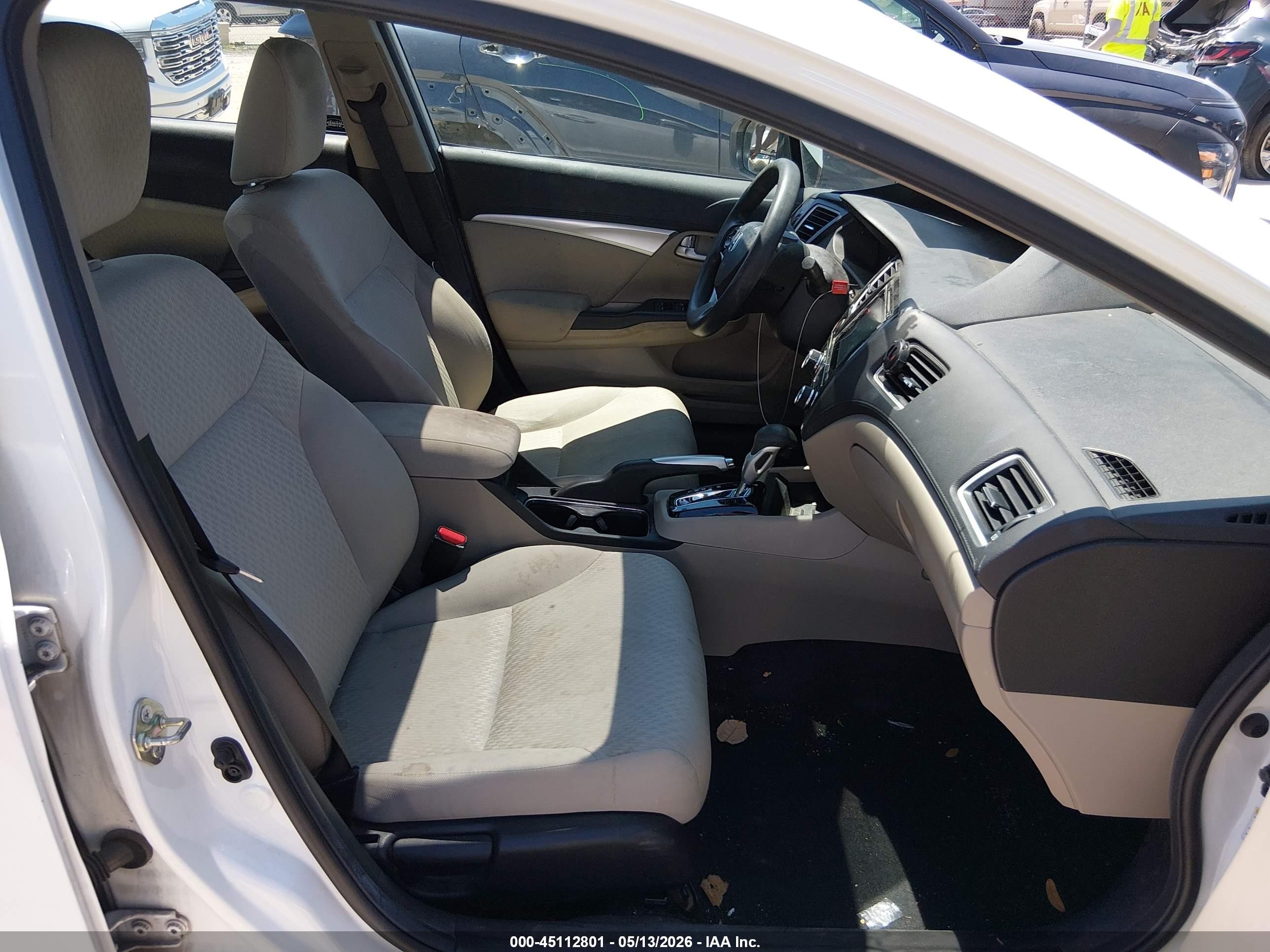 2014 Honda Civic Ex White vin: 2HGFB2F83EH546115