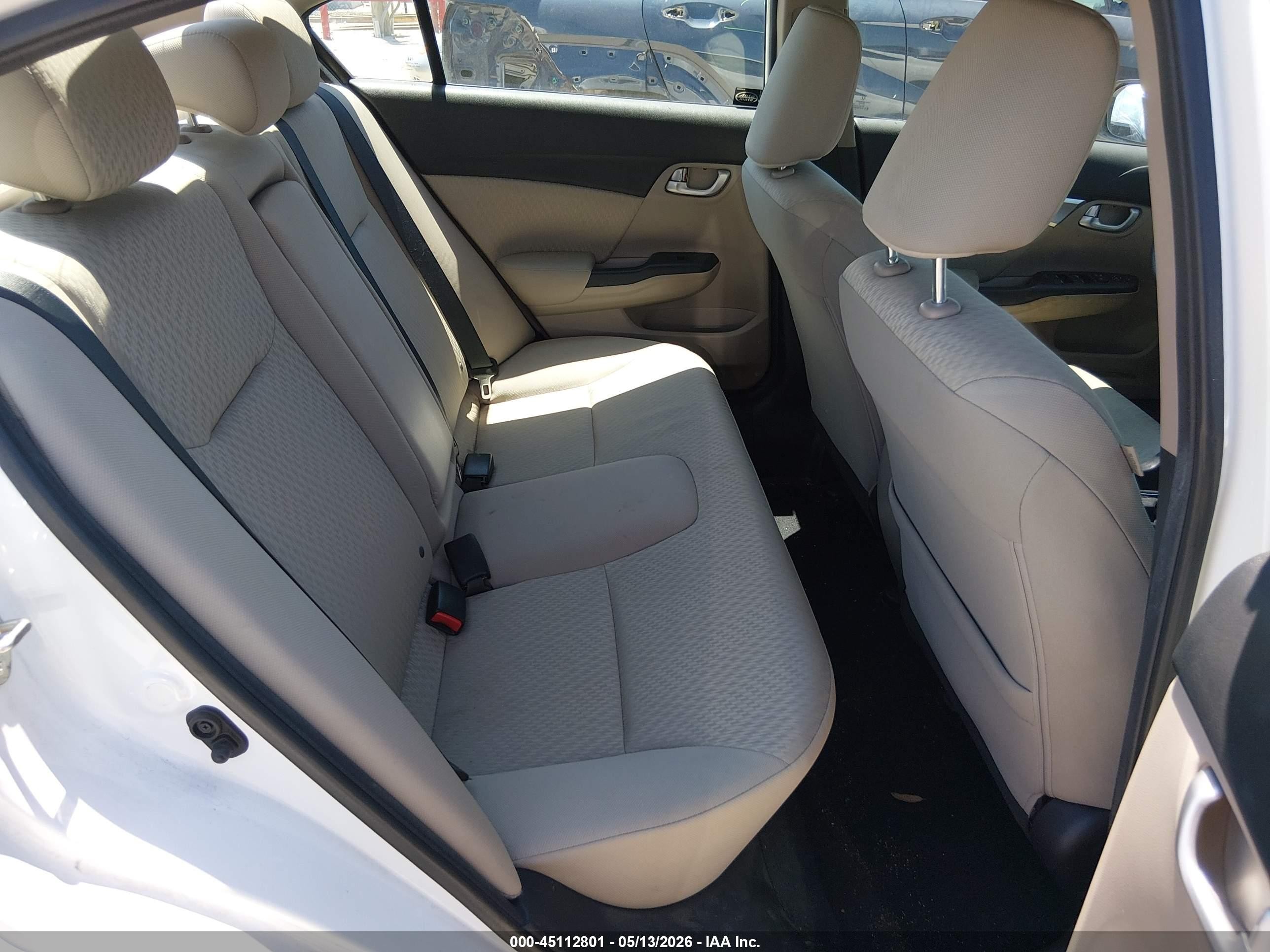 2014 Honda Civic Ex White vin: 2HGFB2F83EH546115