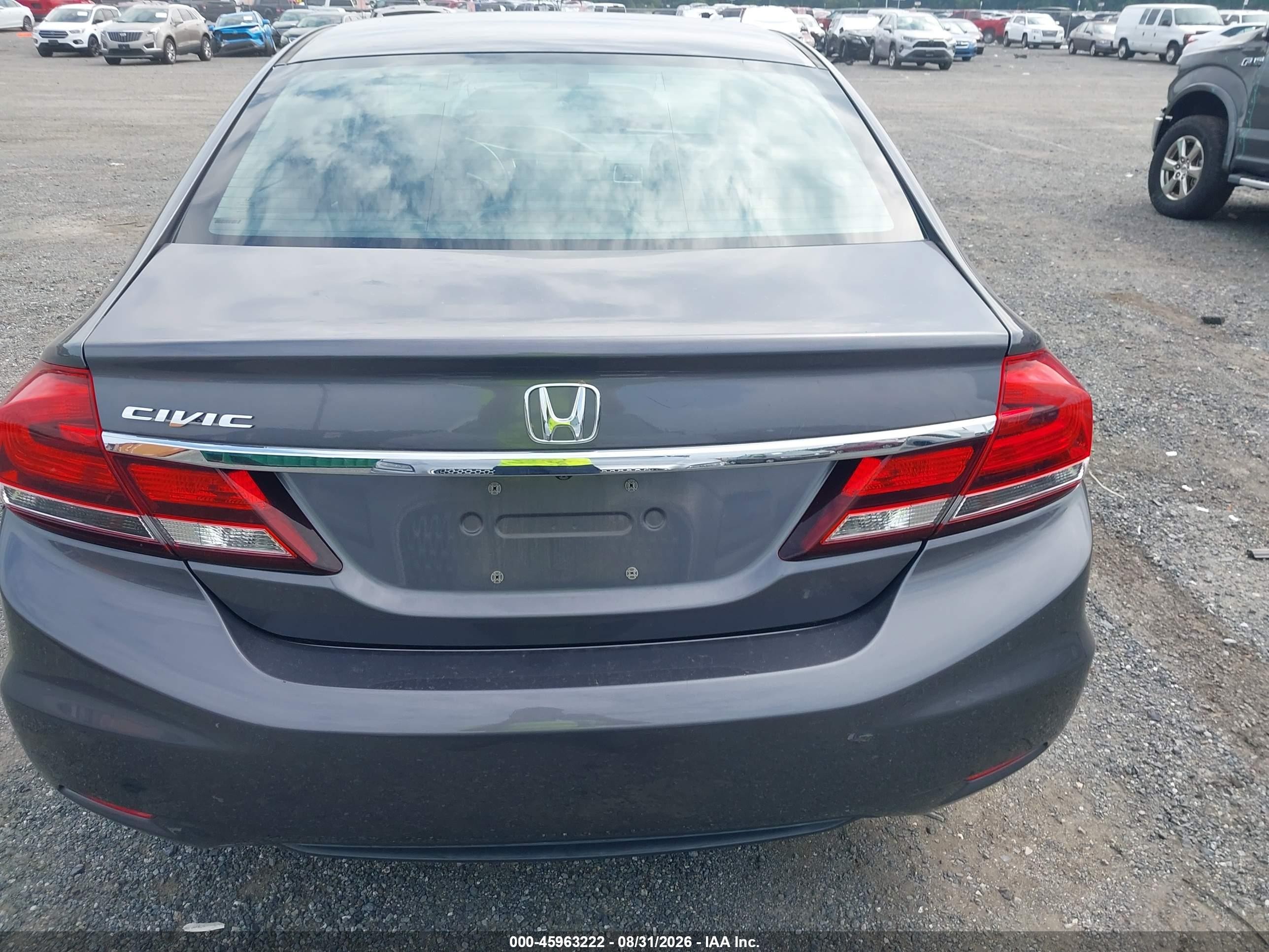 2014 Honda Civic Ex Gray vin: 2HGFB2F83EH546387