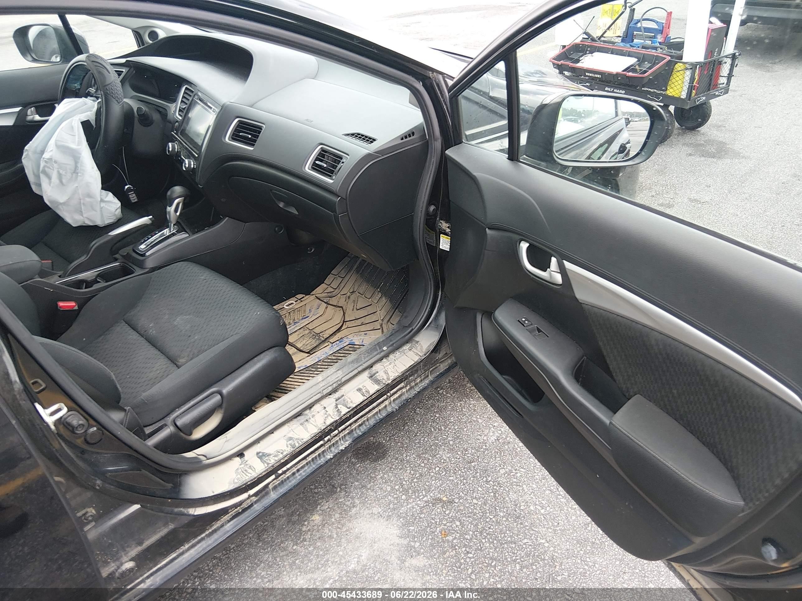 2014 Honda Civic Ex Black vin: 2HGFB2F83EH558281