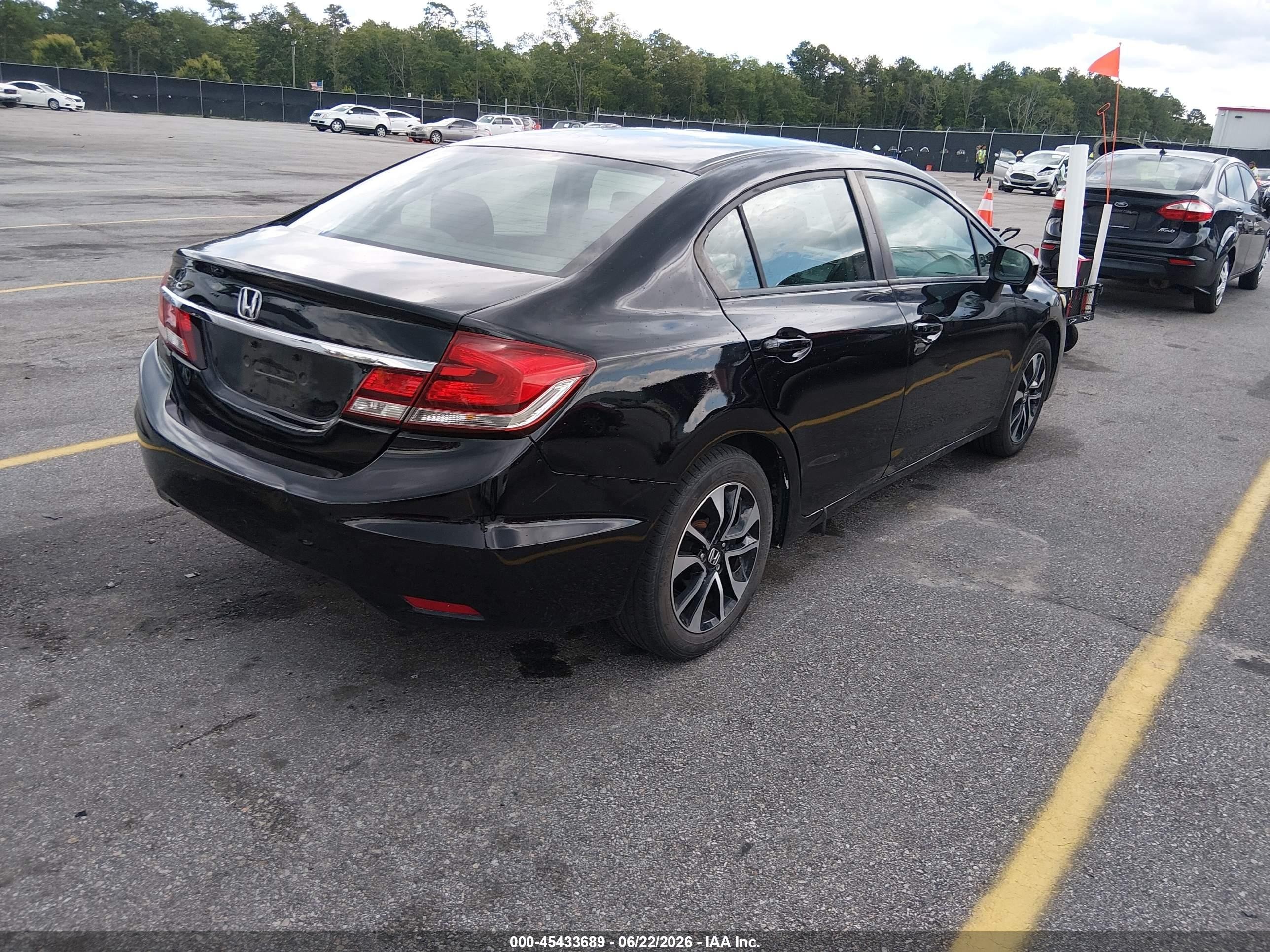 2014 Honda Civic Ex Black vin: 2HGFB2F83EH558281