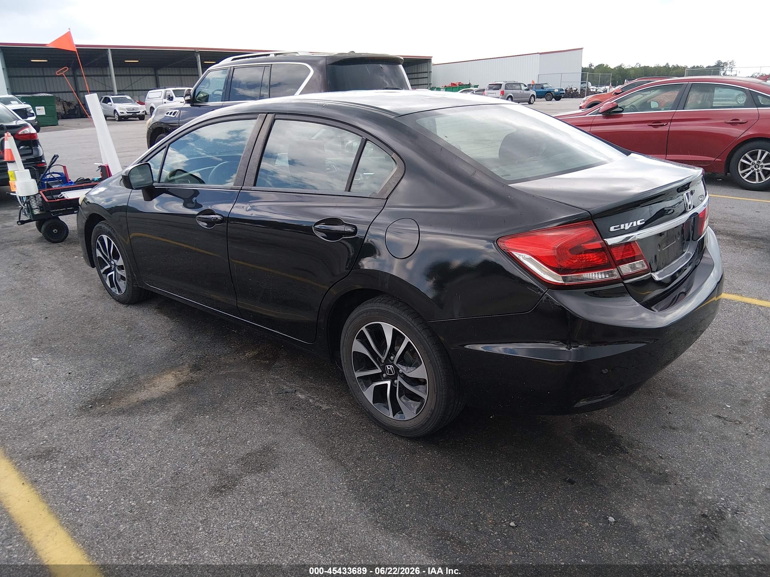 2014 Honda Civic Ex Black vin: 2HGFB2F83EH558281