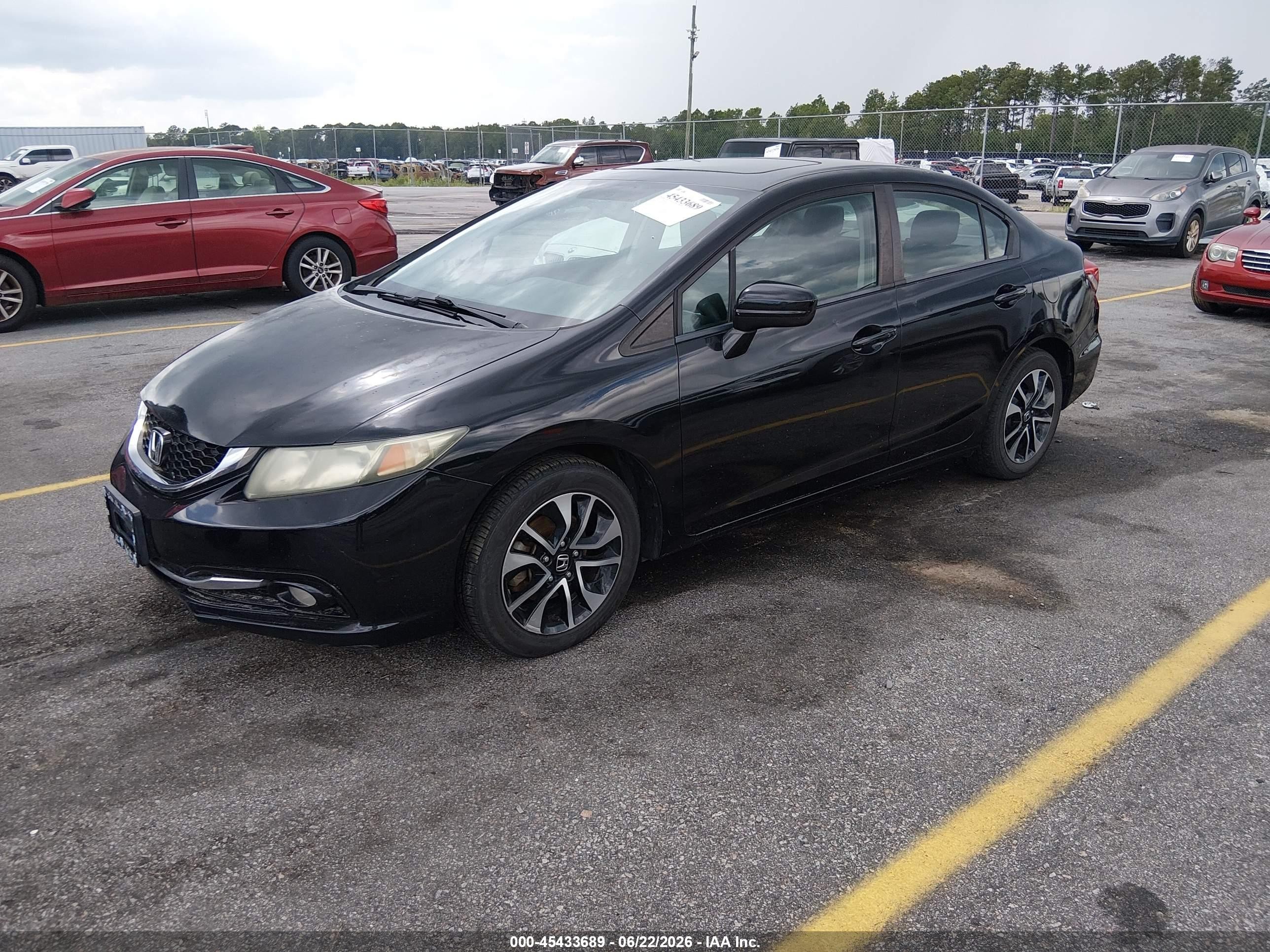 2014 Honda Civic Ex Black vin: 2HGFB2F83EH558281