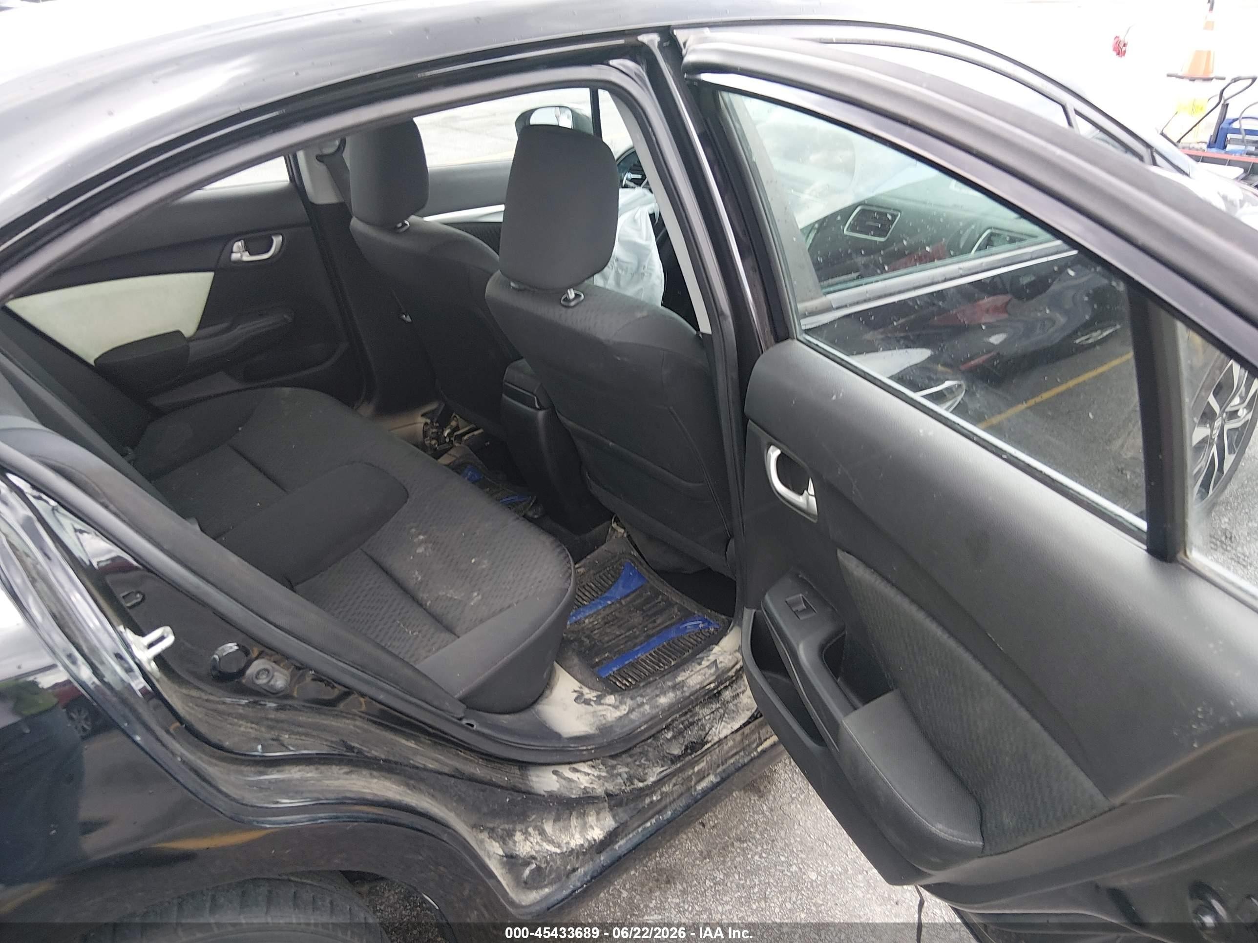 2014 Honda Civic Ex Black vin: 2HGFB2F83EH558281