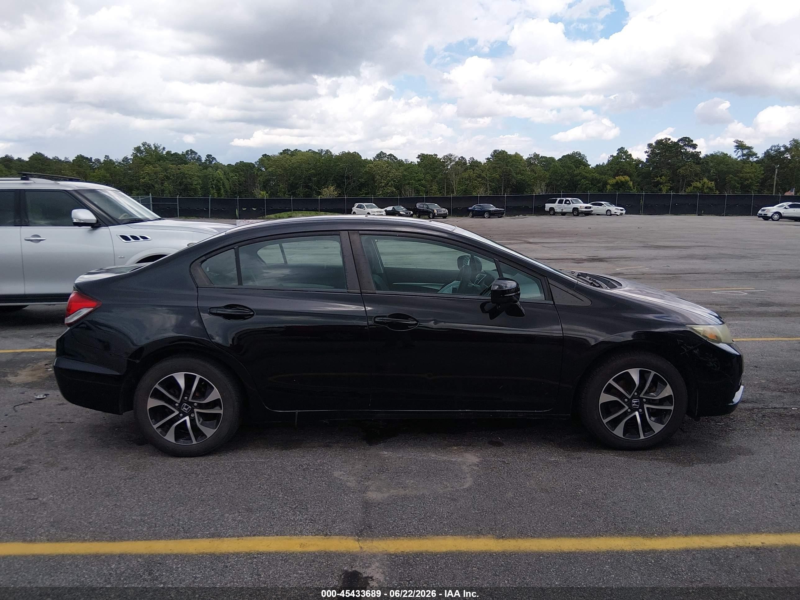 2014 Honda Civic Ex Black vin: 2HGFB2F83EH558281