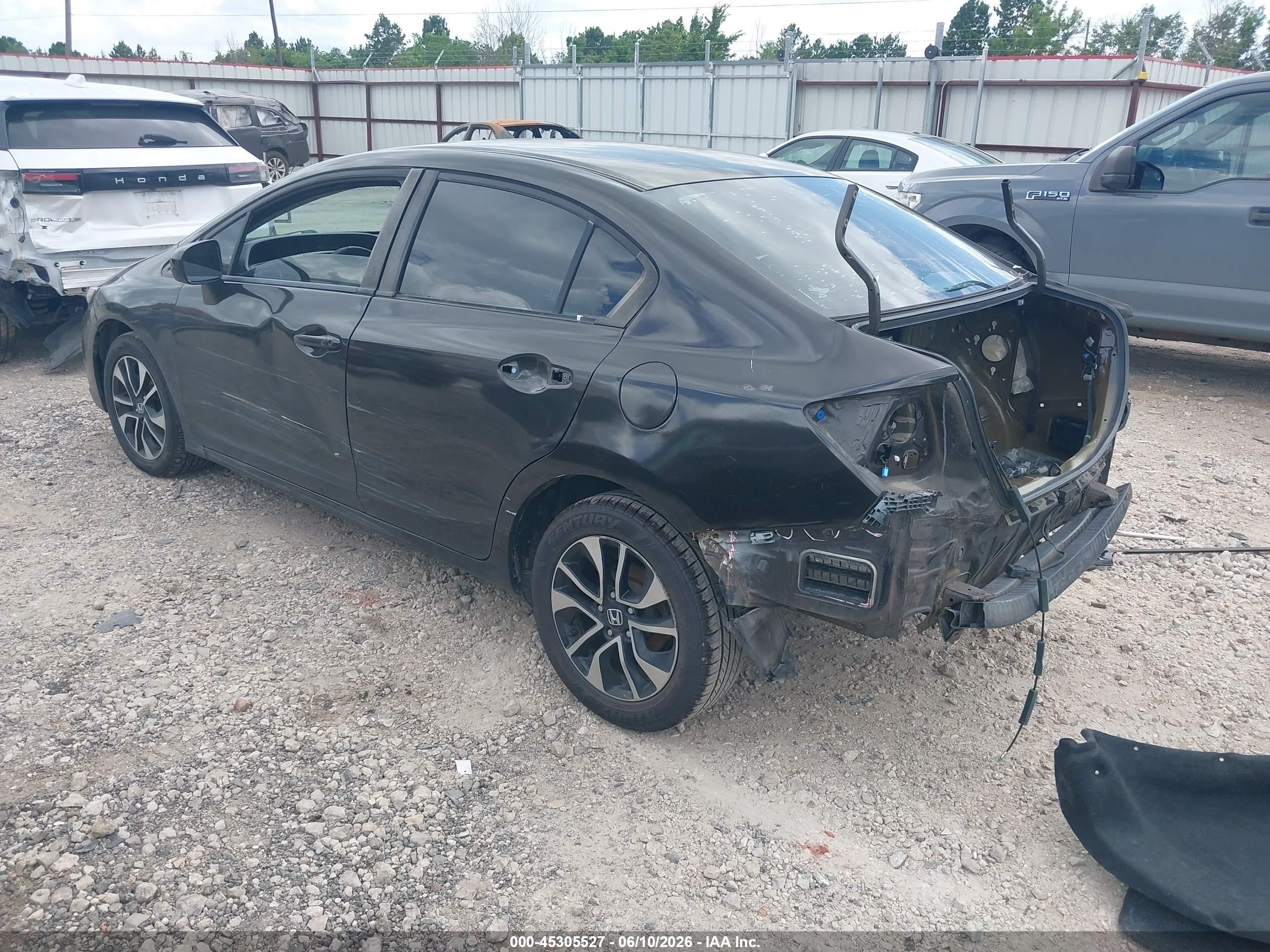 2014 Honda Civic Ex Black vin: 2HGFB2F83EH559740