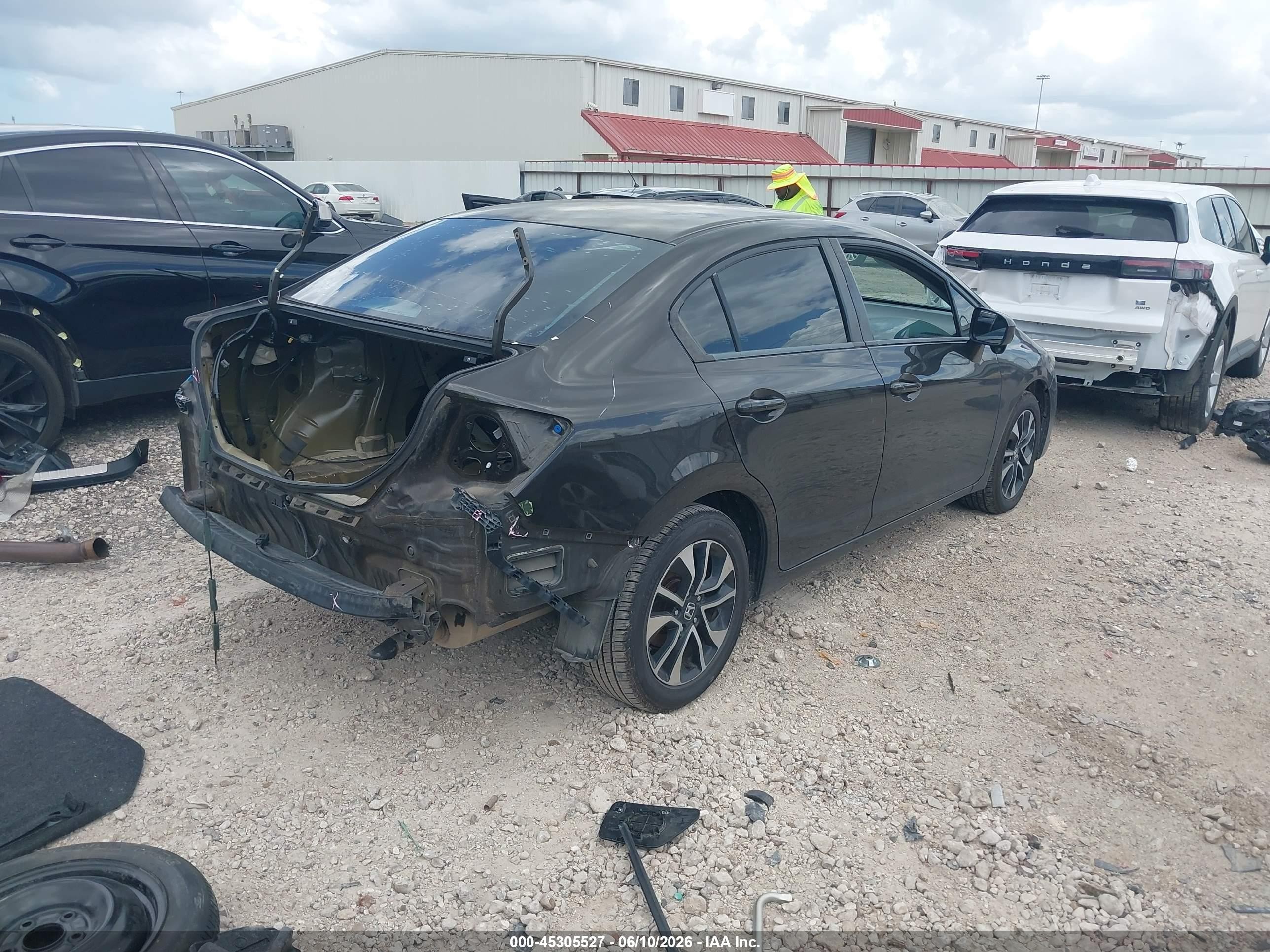 2014 Honda Civic Ex Black vin: 2HGFB2F83EH559740
