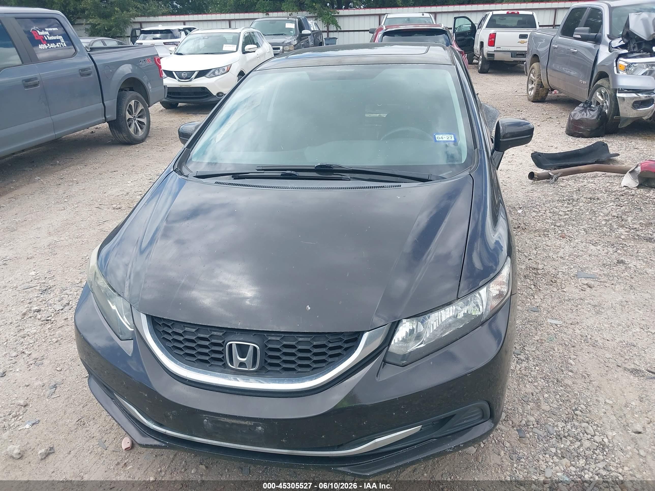 2014 Honda Civic Ex Black vin: 2HGFB2F83EH559740