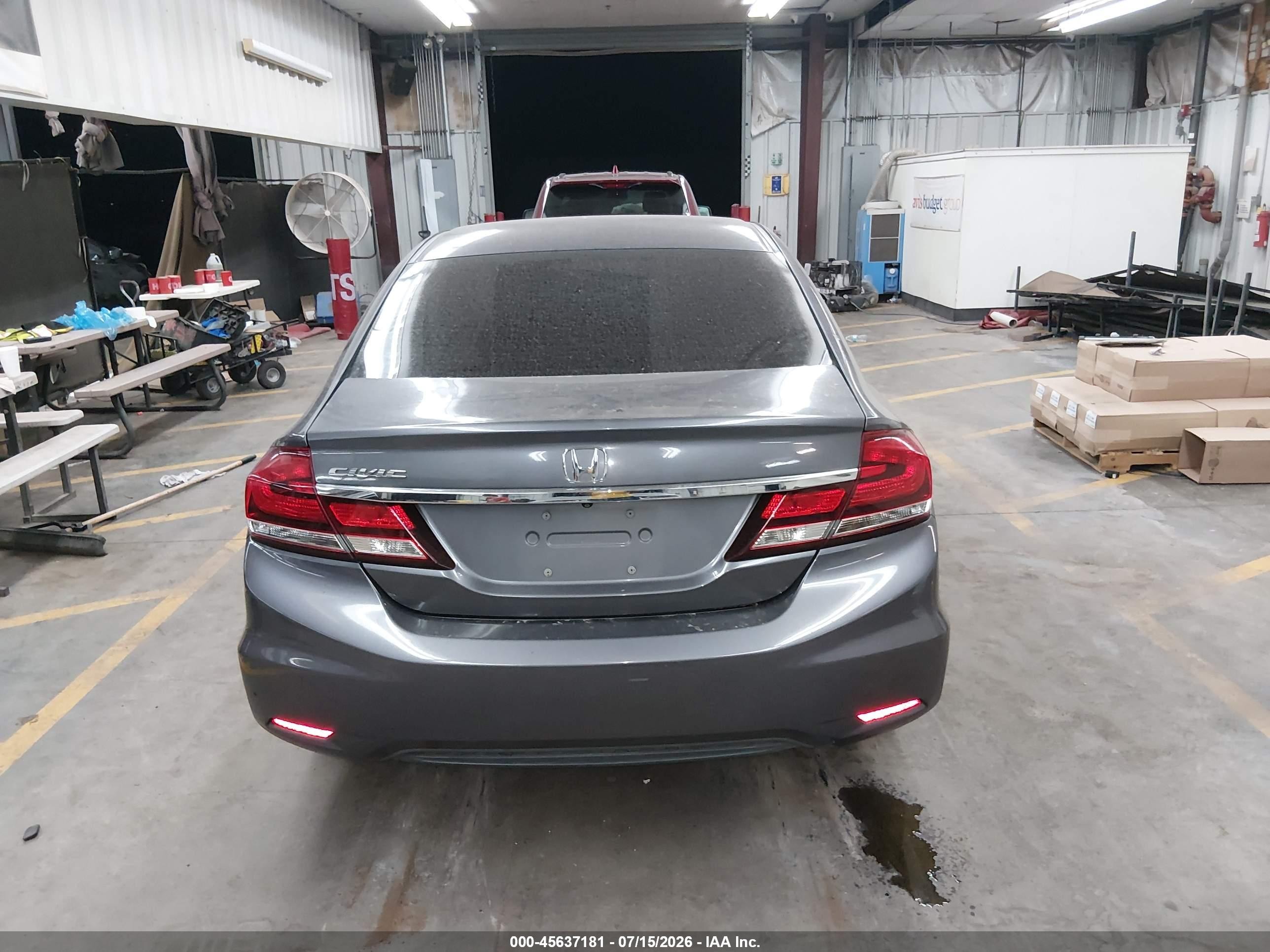 2015 Honda Civic Ex Gray vin: 2HGFB2F83FH524102