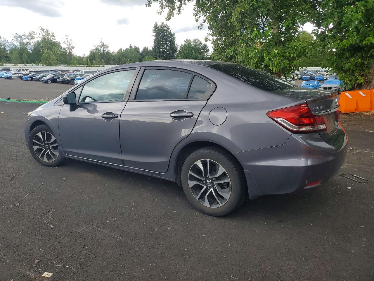 2015 Honda Civic Ex Gray vin: 2HGFB2F83FH532748