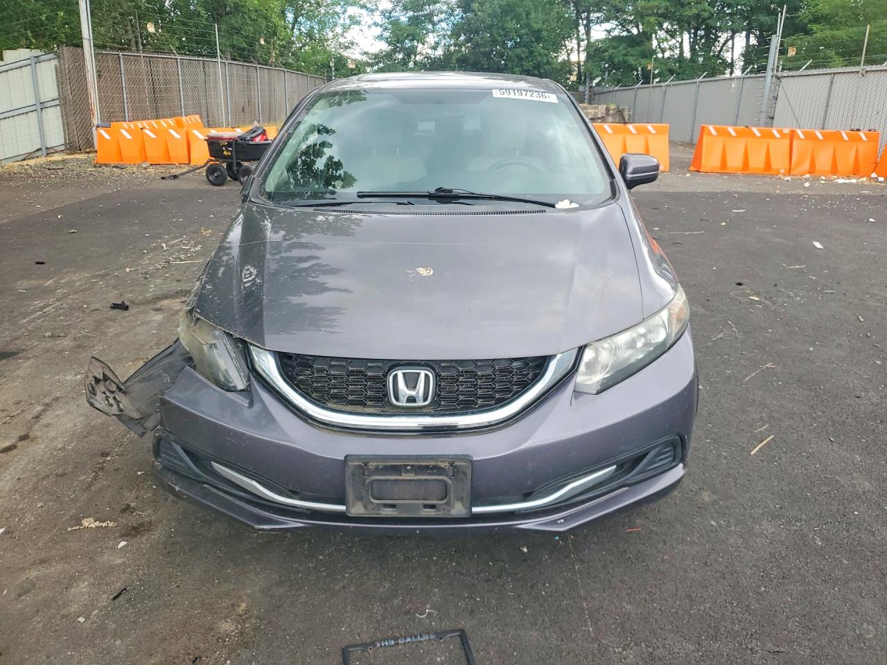 2015 Honda Civic Ex Gray vin: 2HGFB2F83FH532748