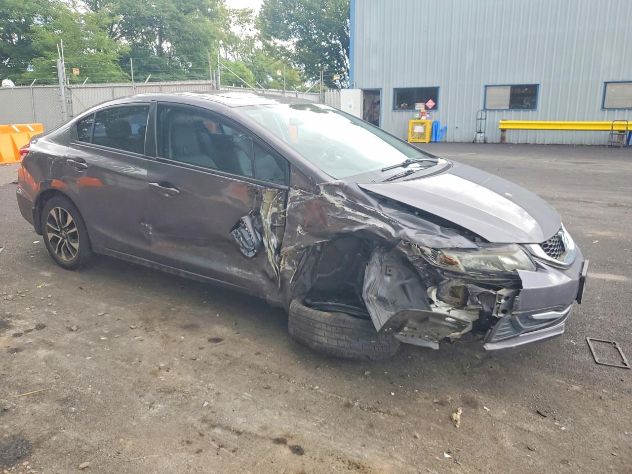 2015 Honda Civic Ex Gray vin: 2HGFB2F83FH532748
