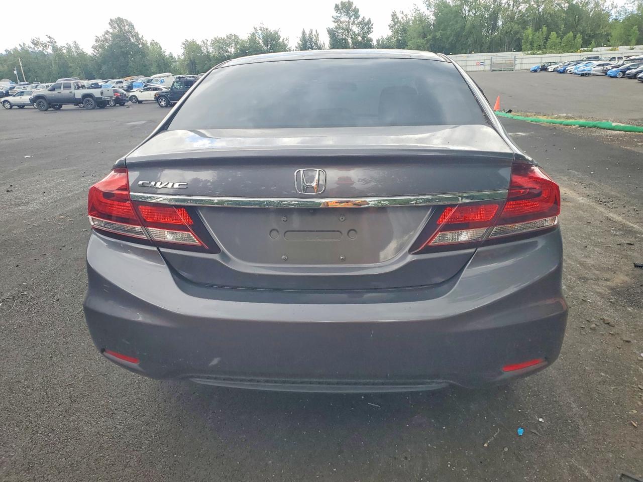 2015 Honda Civic Ex Gray vin: 2HGFB2F83FH532748