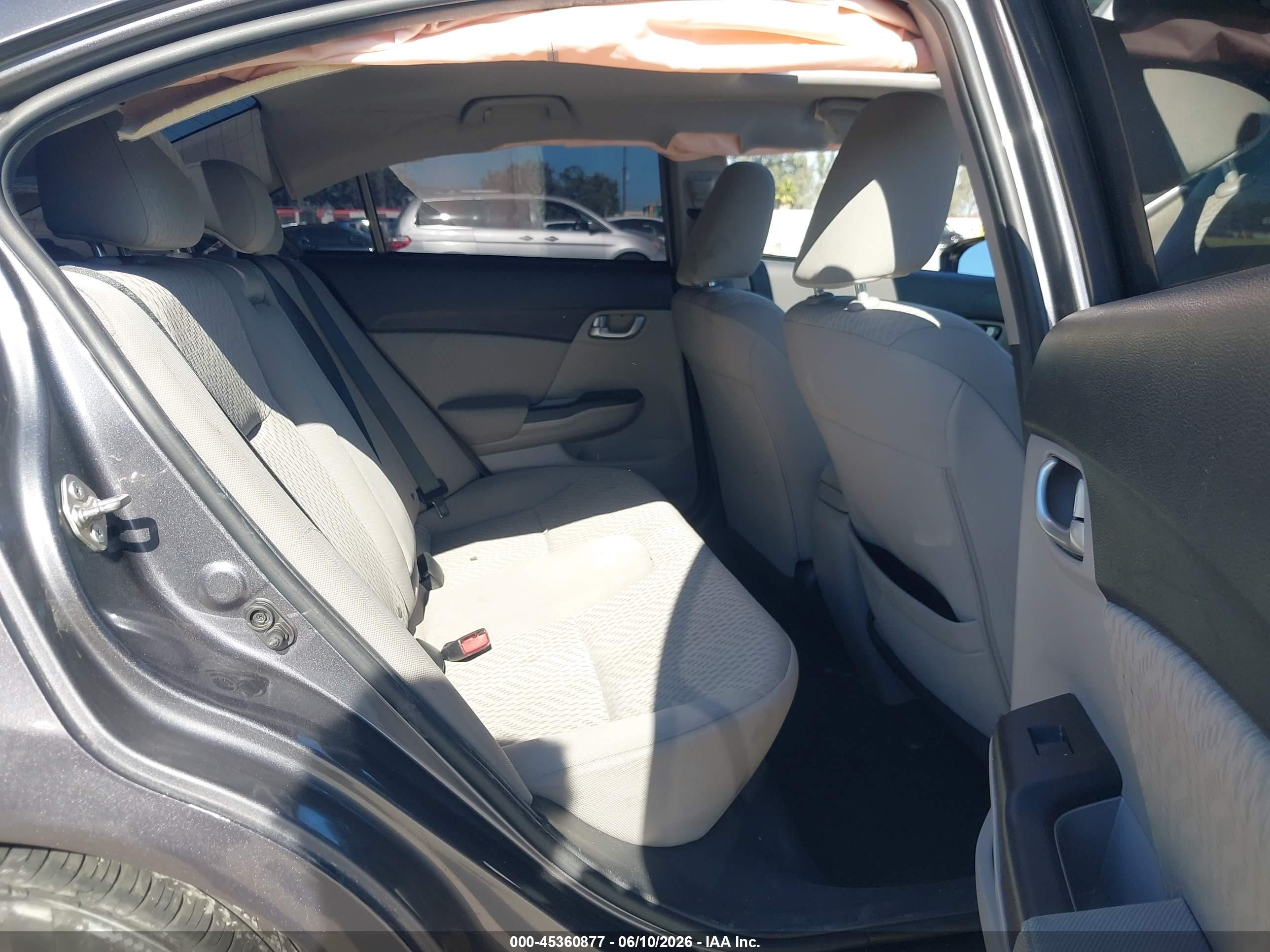 2015 Honda Civic Ex Gray vin: 2HGFB2F83FH565507