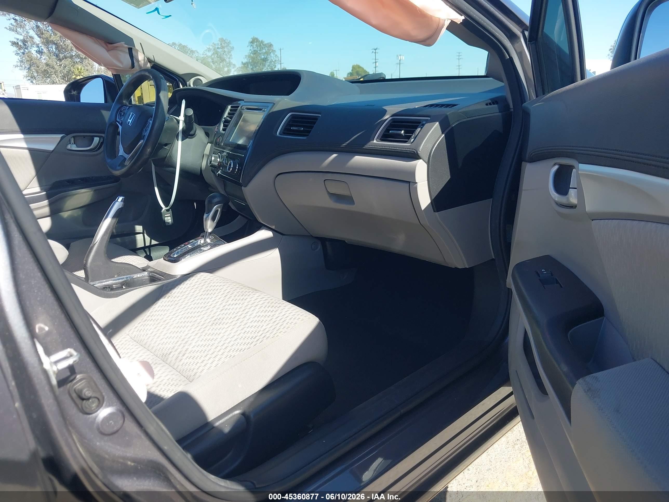 2015 Honda Civic Ex Gray vin: 2HGFB2F83FH565507