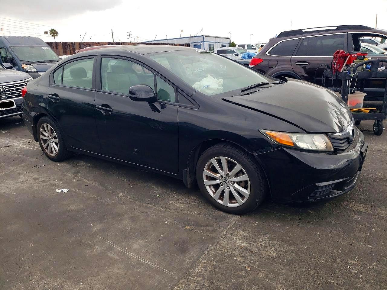 2012 Honda Civic Ex Black vin: 2HGFB2F84CH306861