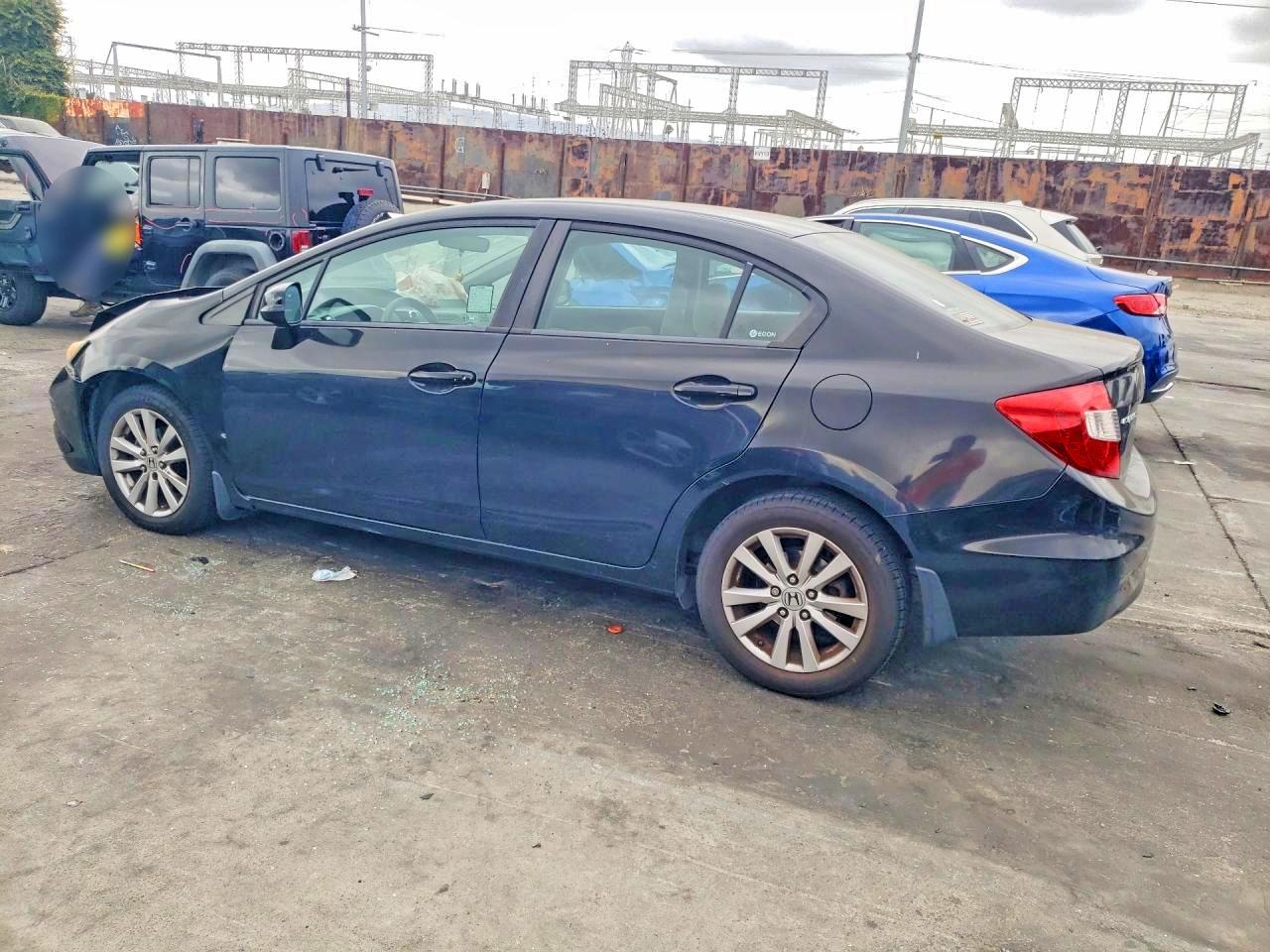 2012 Honda Civic Ex Black vin: 2HGFB2F84CH306861