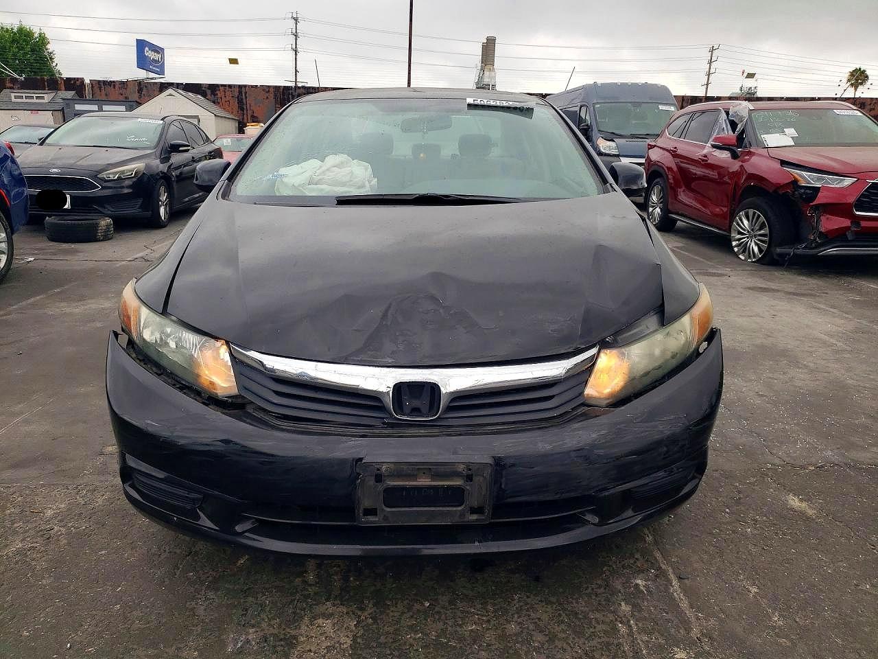 2012 Honda Civic Ex Black vin: 2HGFB2F84CH306861
