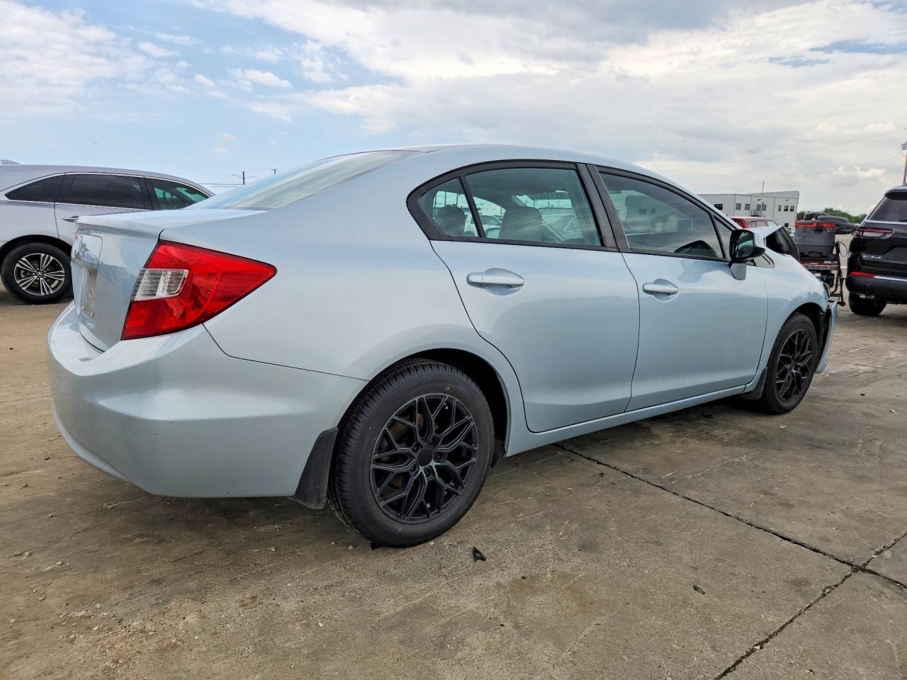 2012 Honda Civic Ex Blue vin: 2HGFB2F84CH543026