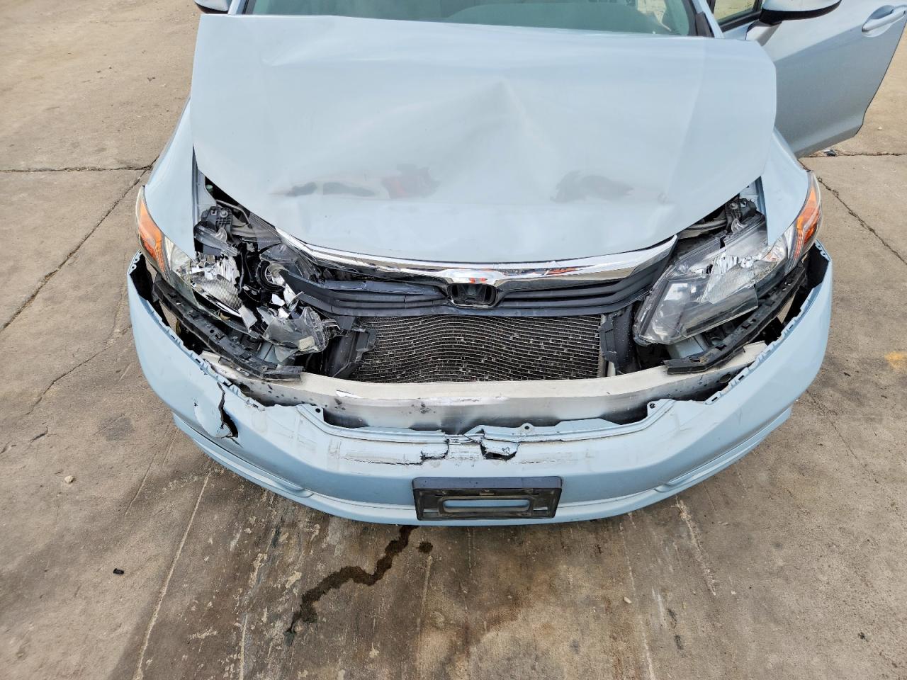 2012 Honda Civic Ex Blue vin: 2HGFB2F84CH543026
