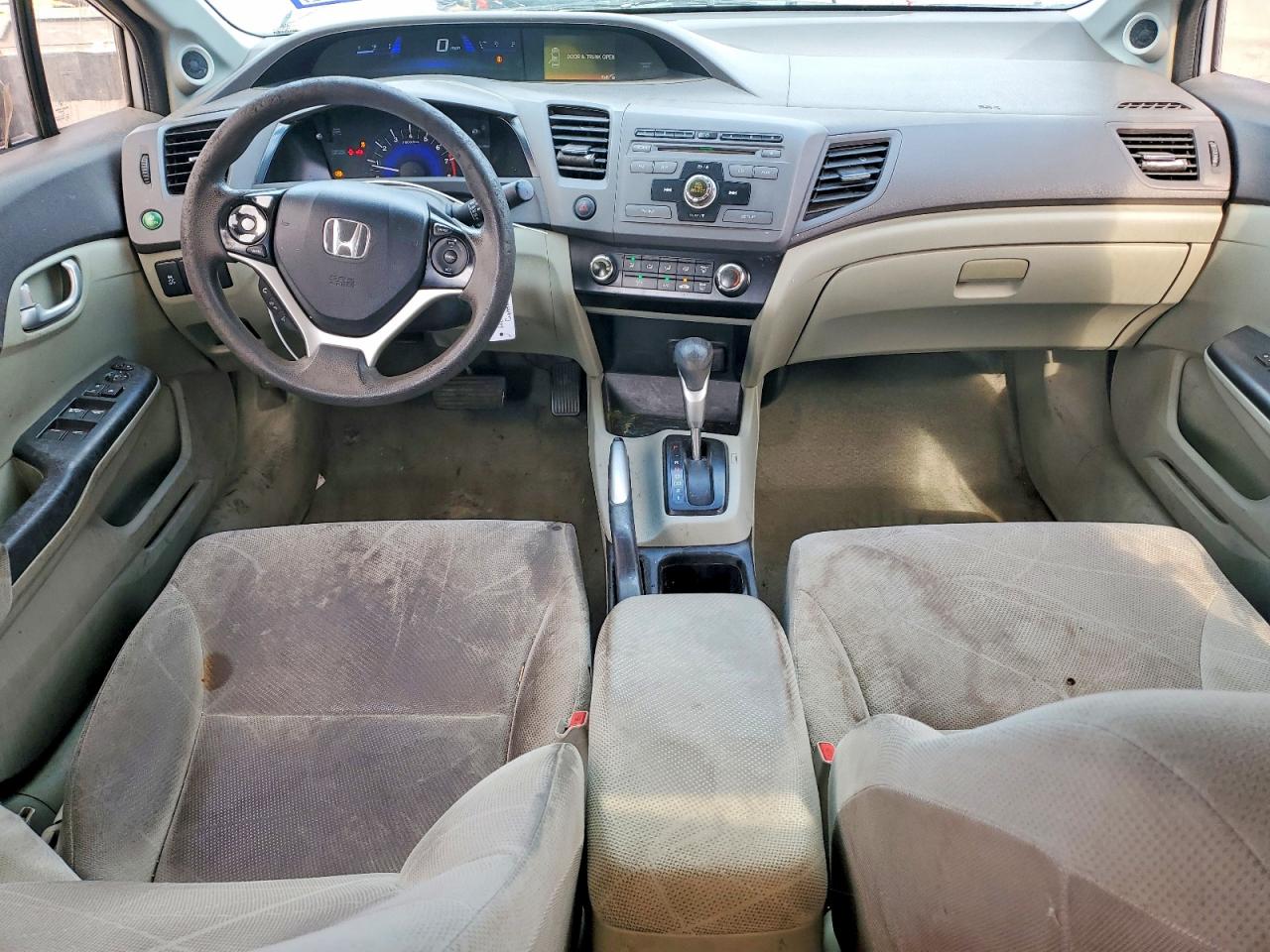 2012 Honda Civic Ex Silver vin: 2HGFB2F84CH593330
