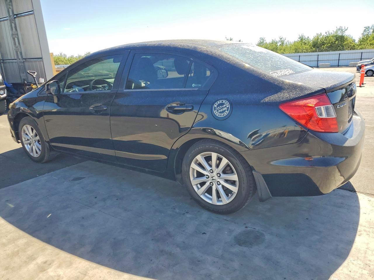 2012 Honda Civic Ex Black vin: 2HGFB2F84CH594879