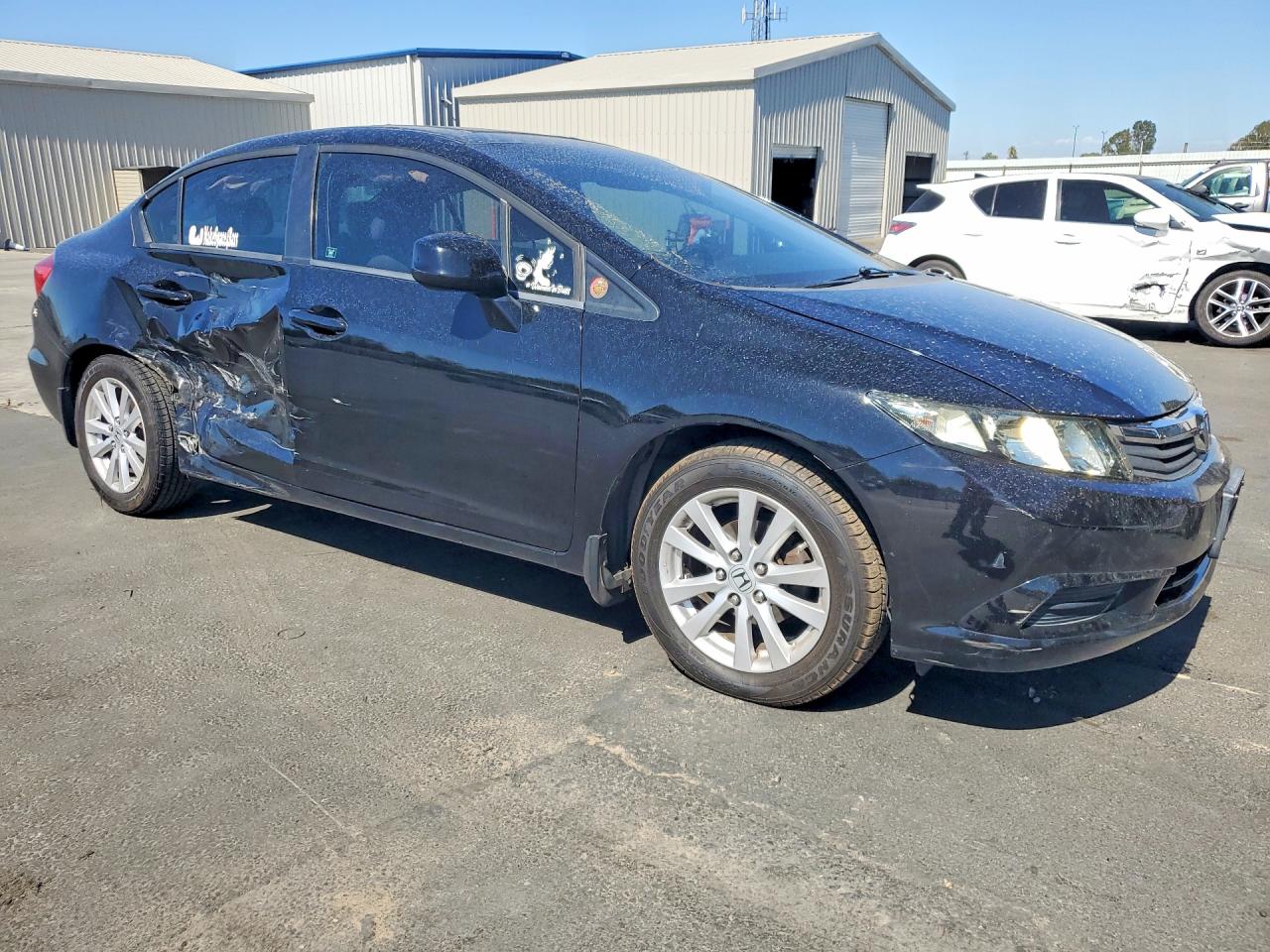 2012 Honda Civic Ex Black vin: 2HGFB2F84CH594879