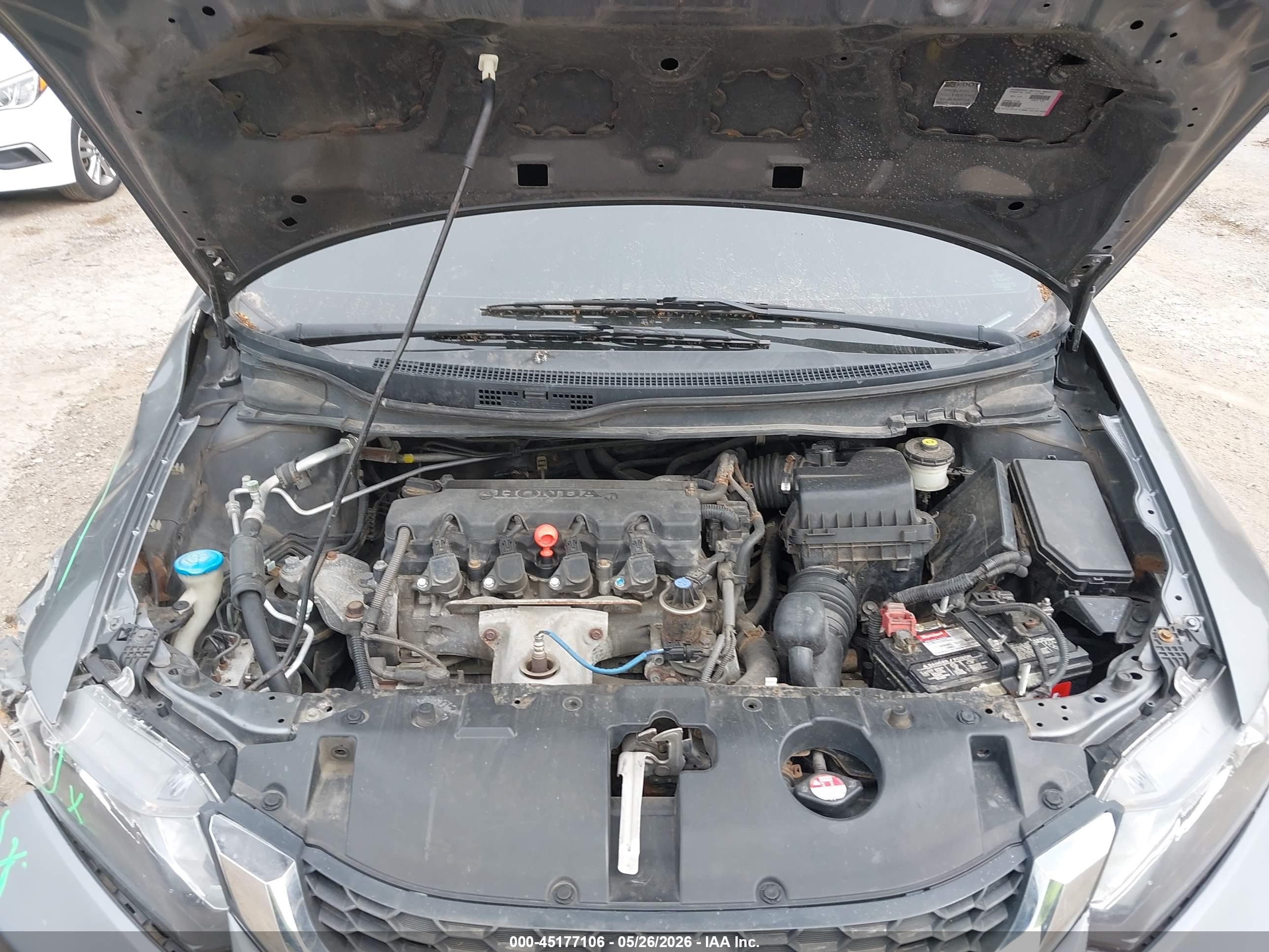 2013 Honda Civic Ex Gray vin: 2HGFB2F84DH509007