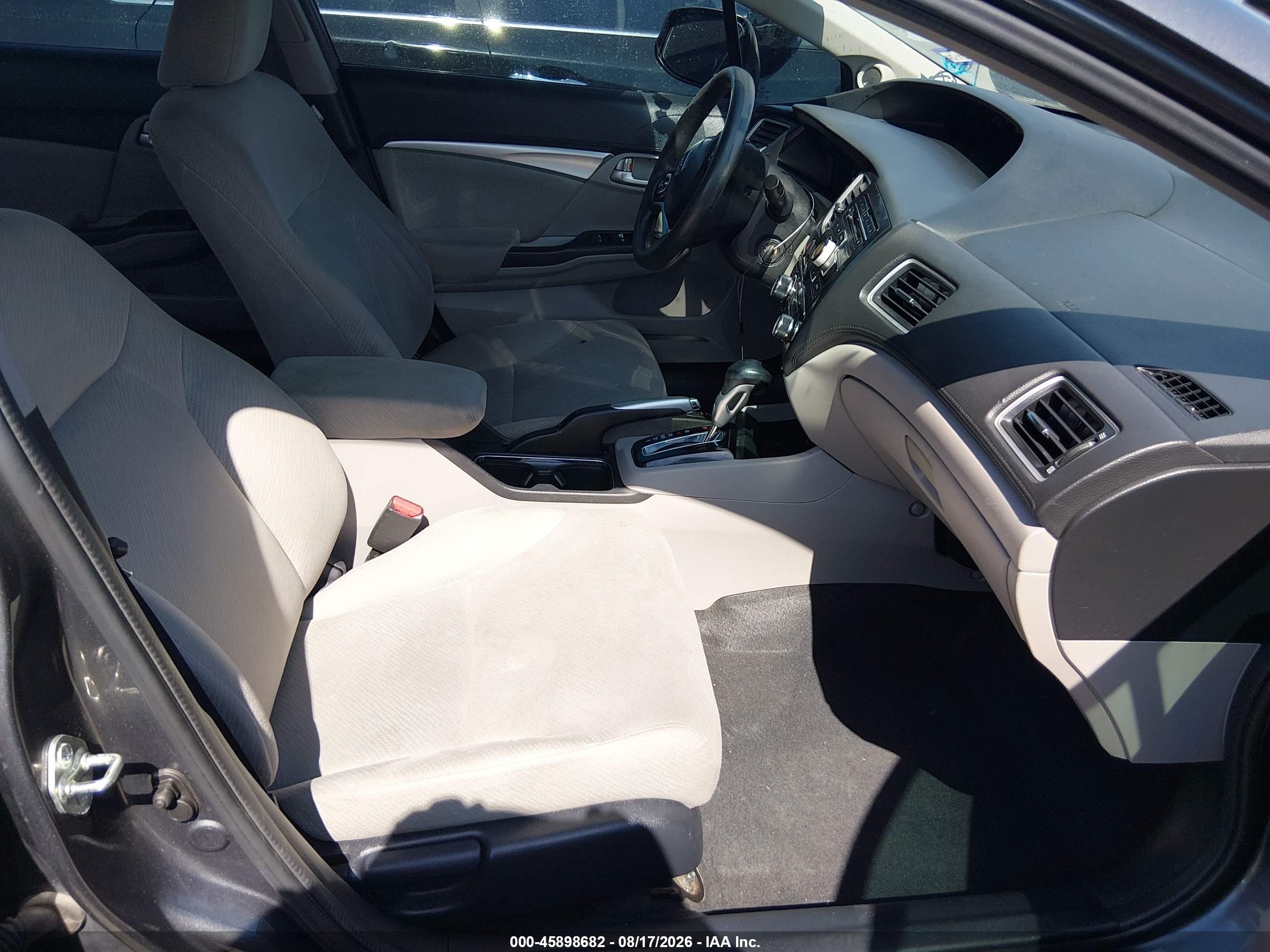 2013 Honda Civic Ex Gray vin: 2HGFB2F84DH523246