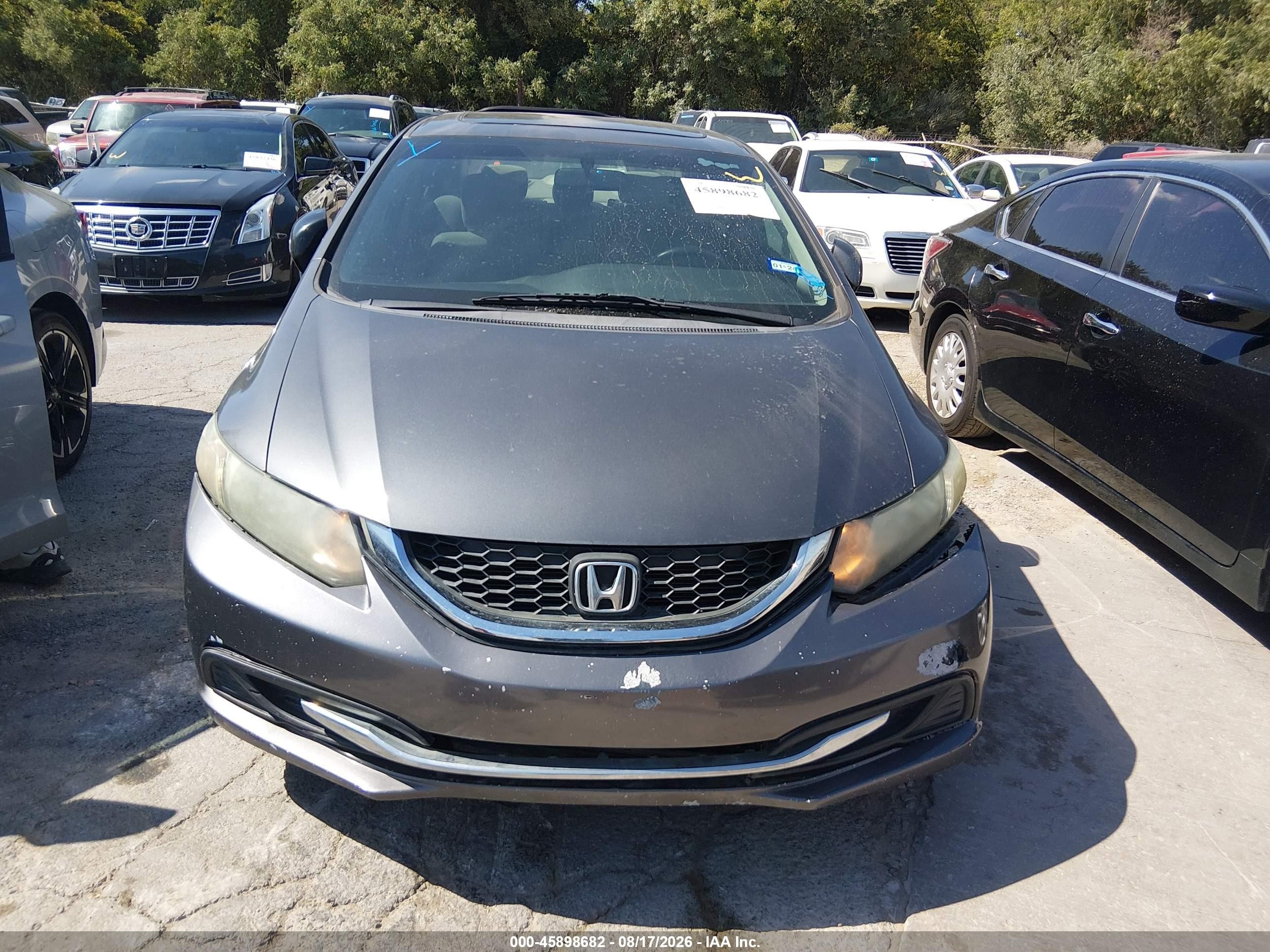 2013 Honda Civic Ex Gray vin: 2HGFB2F84DH523246