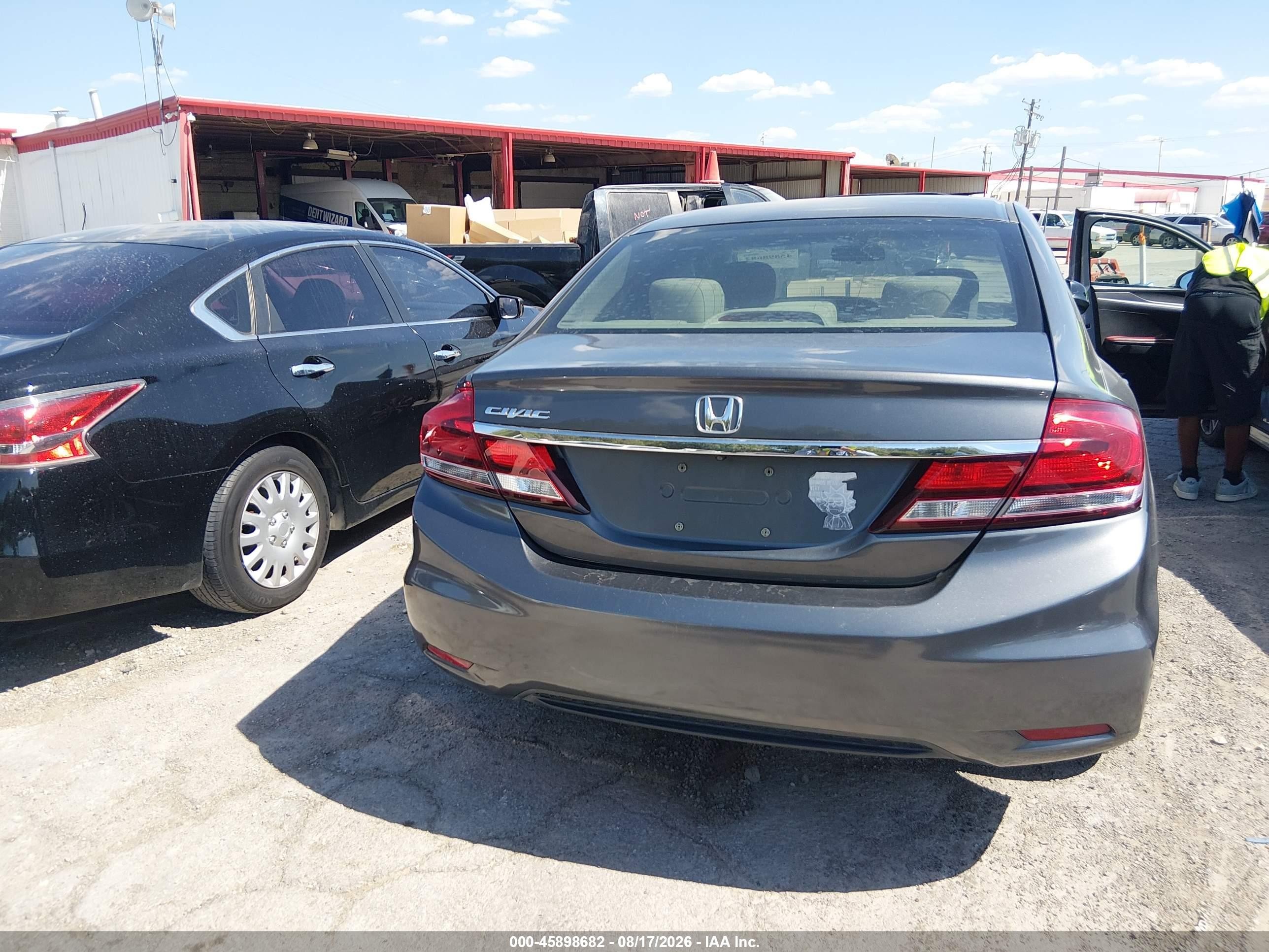 2013 Honda Civic Ex Gray vin: 2HGFB2F84DH523246