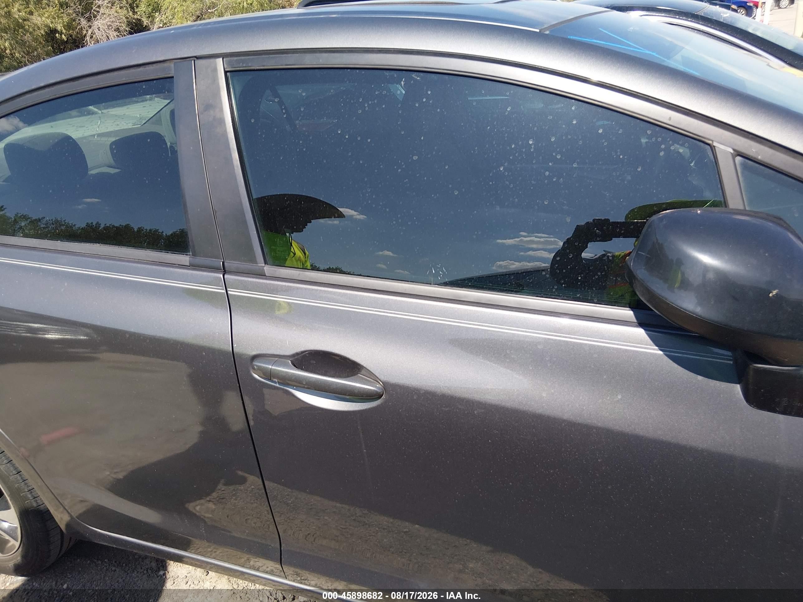 2013 Honda Civic Ex Gray vin: 2HGFB2F84DH523246