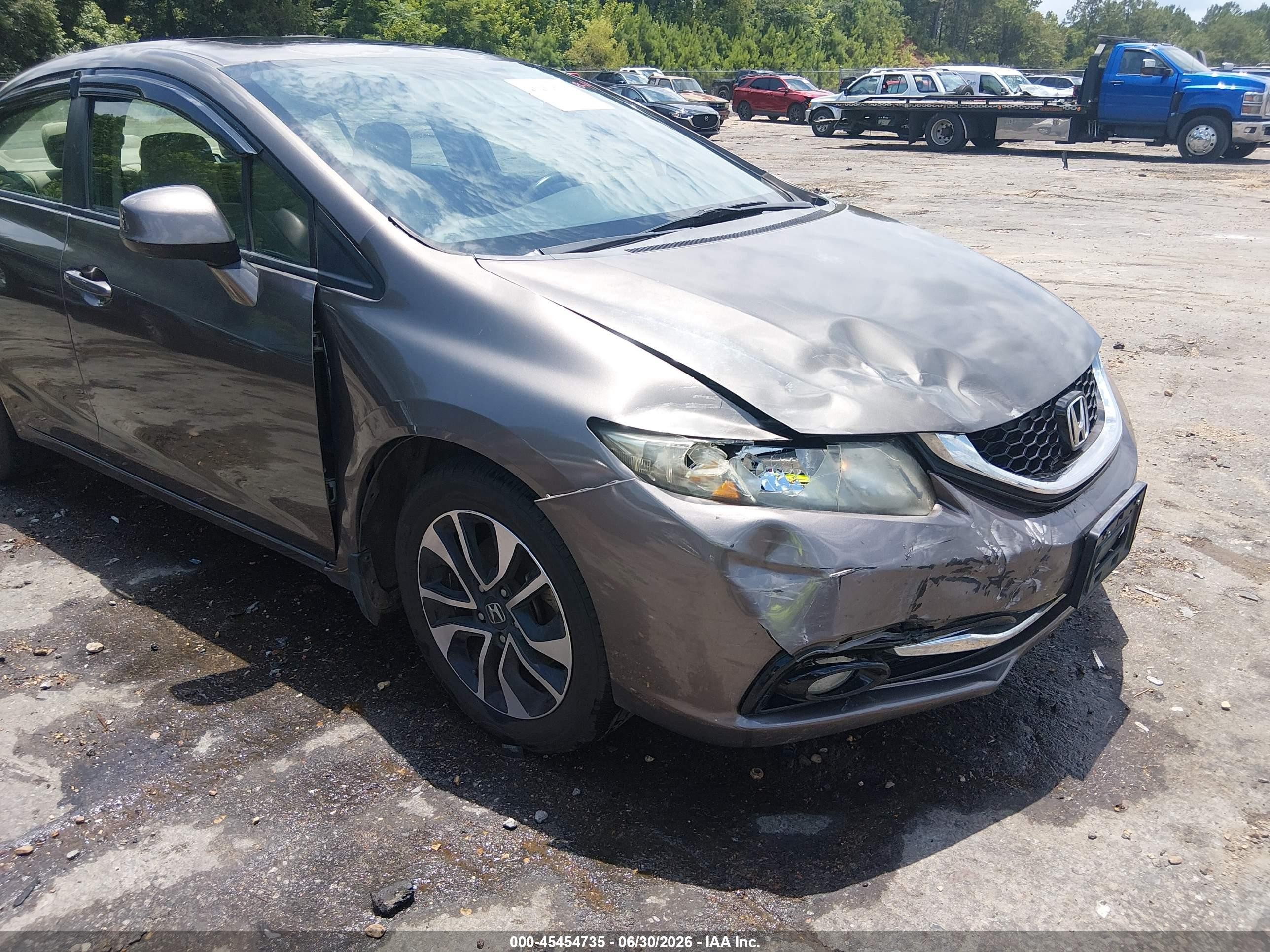 2013 Honda Civic Ex Brown vin: 2HGFB2F84DH535560
