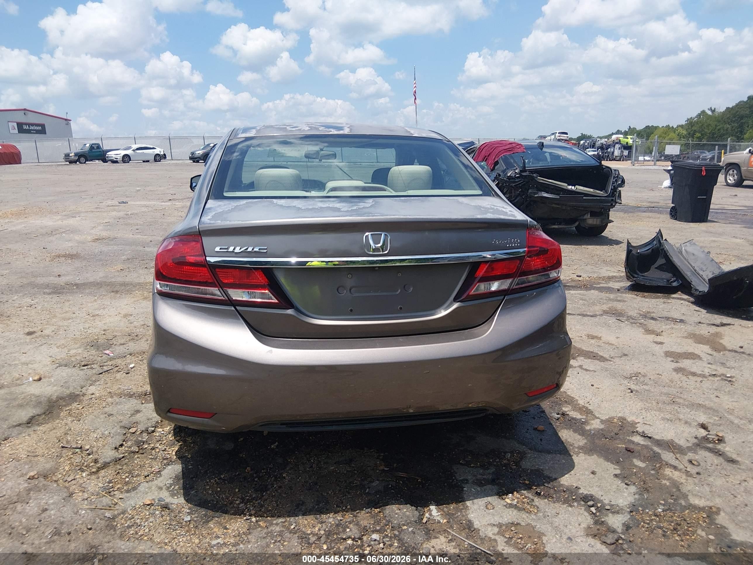 2013 Honda Civic Ex Brown vin: 2HGFB2F84DH535560
