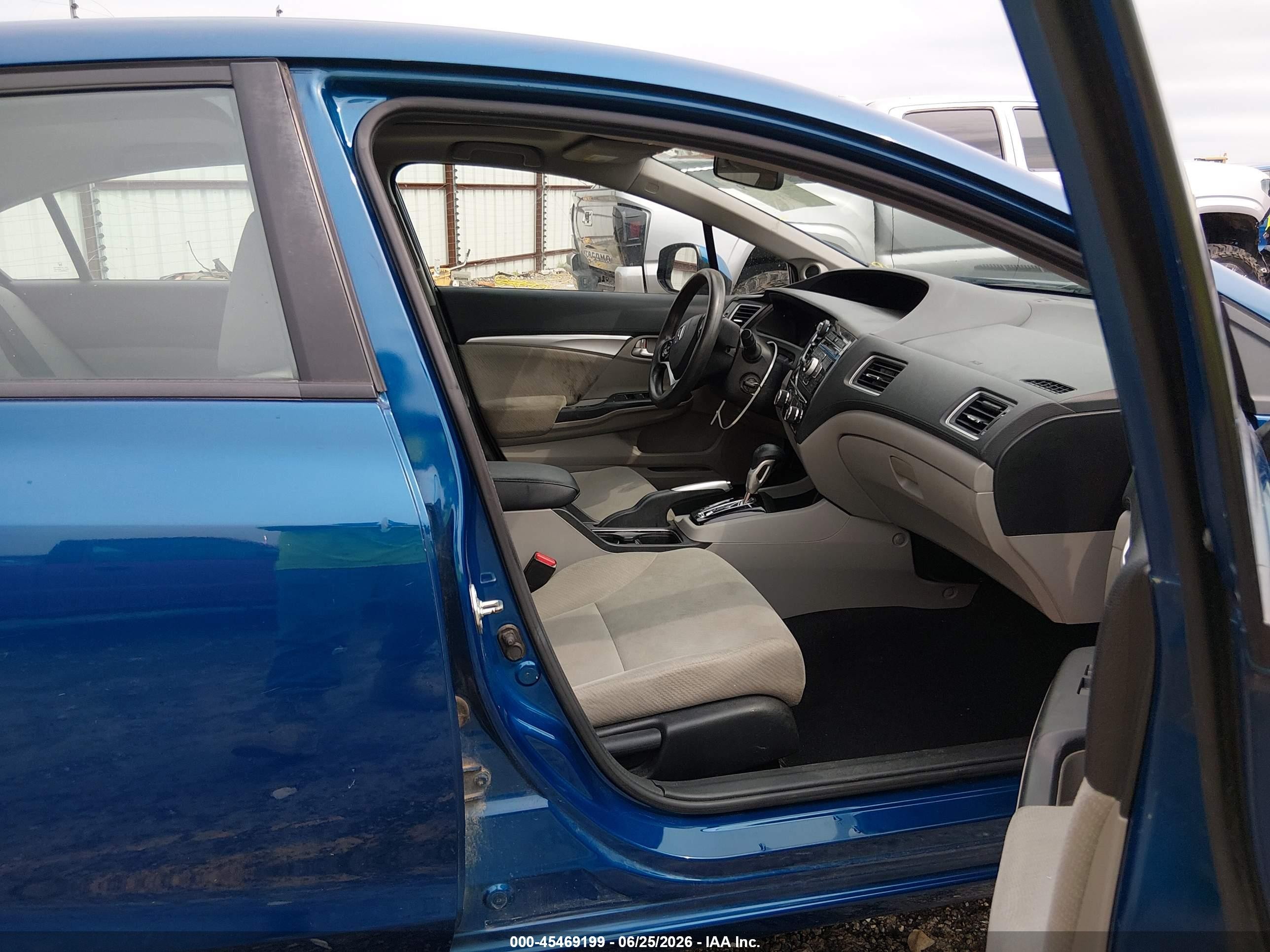 2013 Honda Civic Ex Blue vin: 2HGFB2F84DH538037