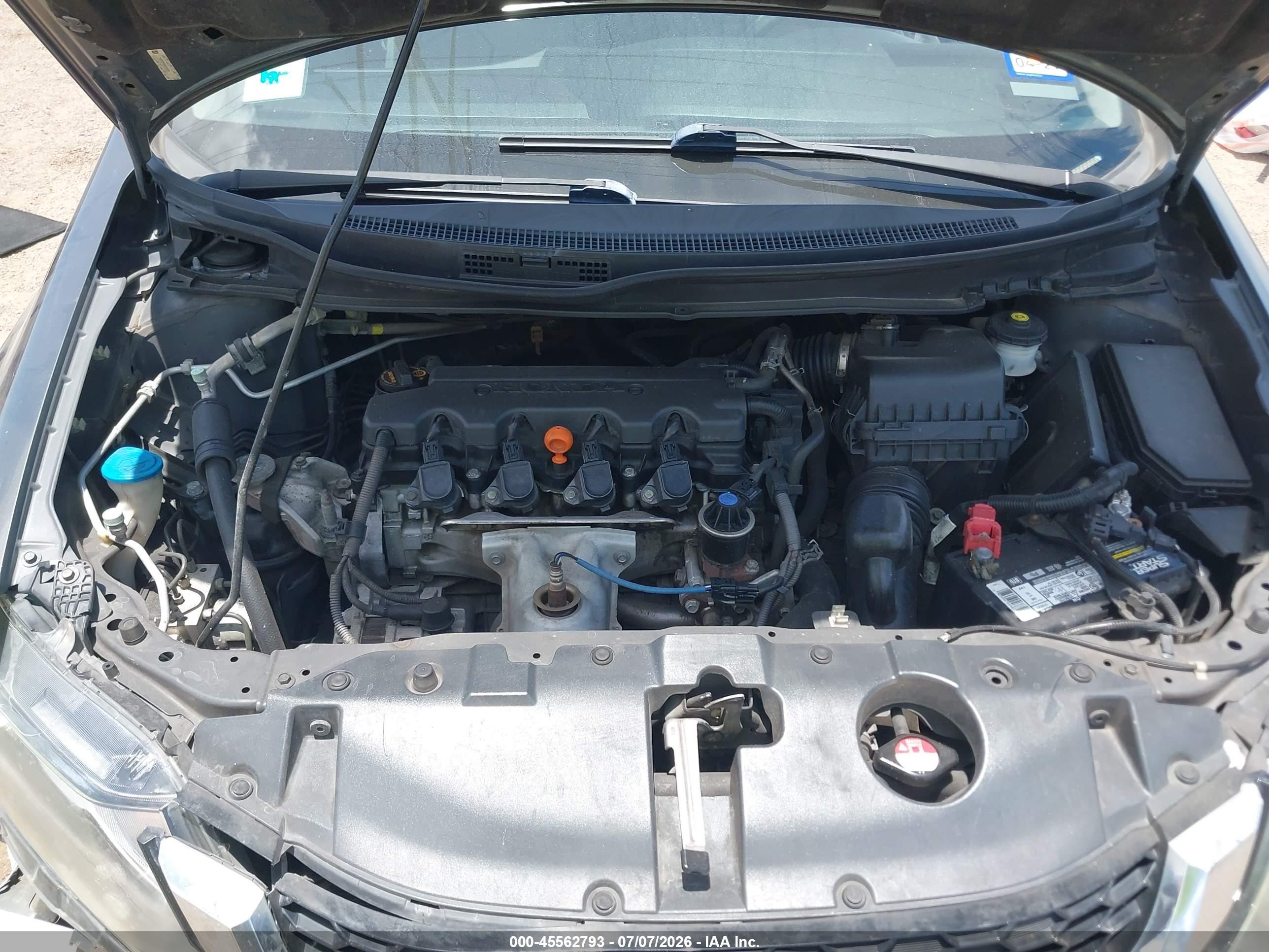 2013 Honda Civic Ex Gray vin: 2HGFB2F84DH539866
