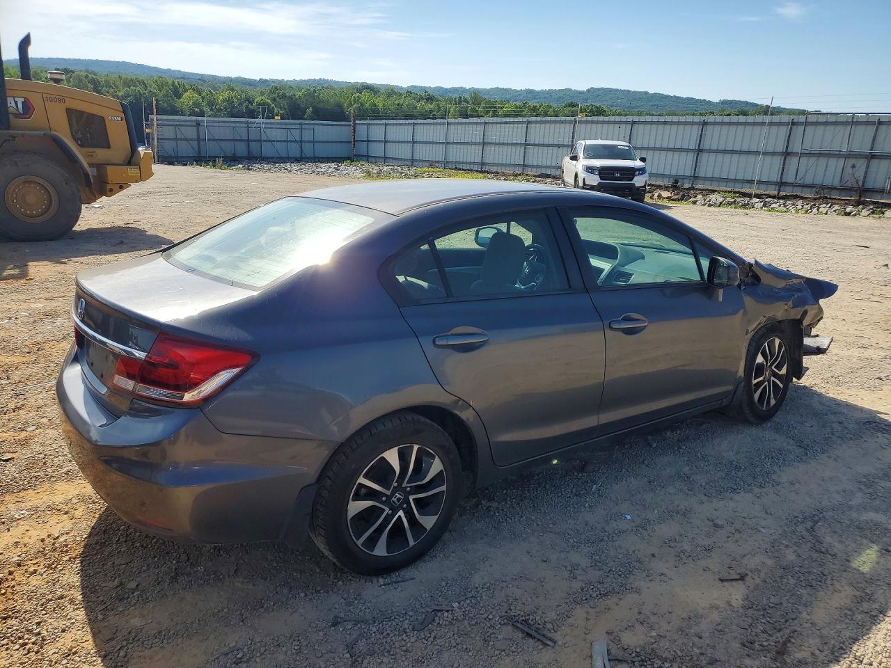2013 Honda Civic Ex Gray vin: 2HGFB2F84DH547076