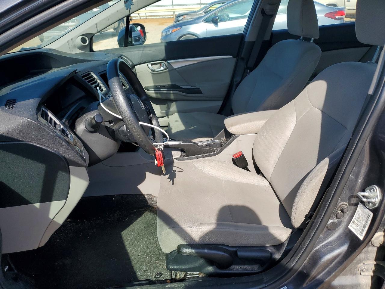 2013 Honda Civic Ex Gray vin: 2HGFB2F84DH547076
