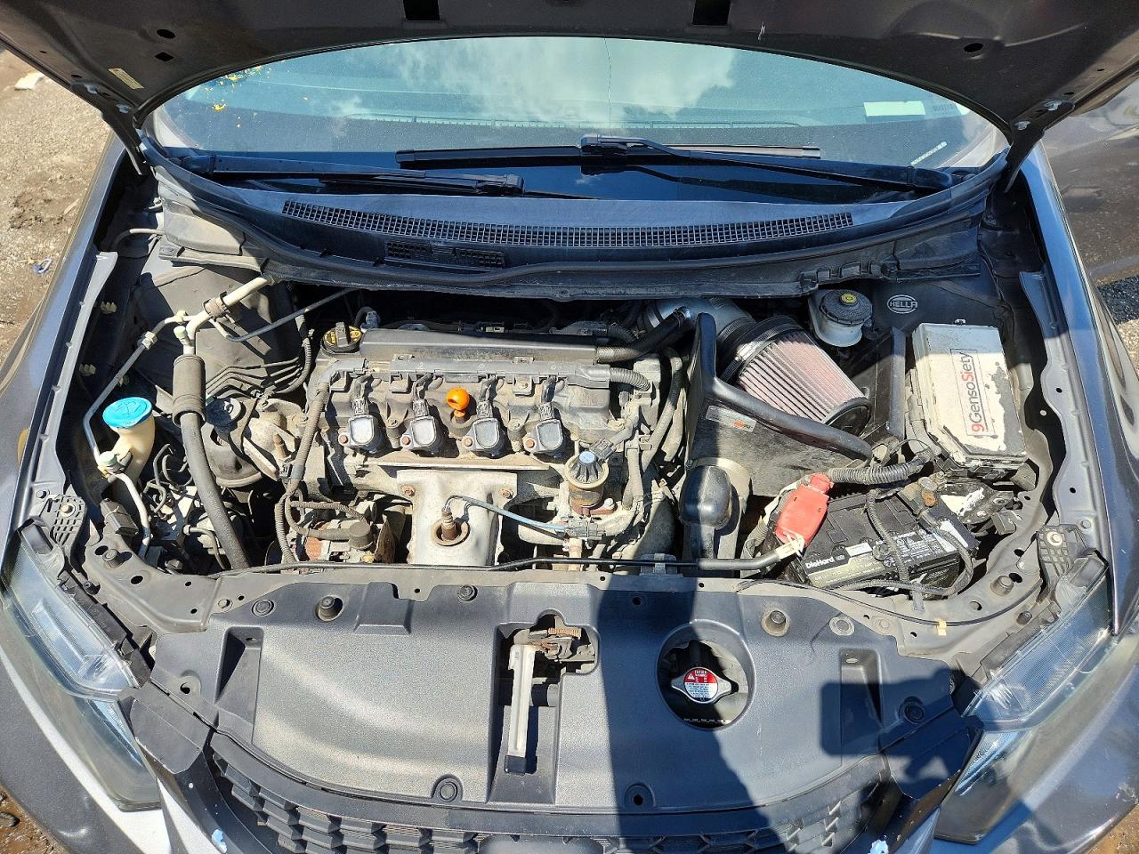 2013 Honda Civic Ex Gray vin: 2HGFB2F84DH553735
