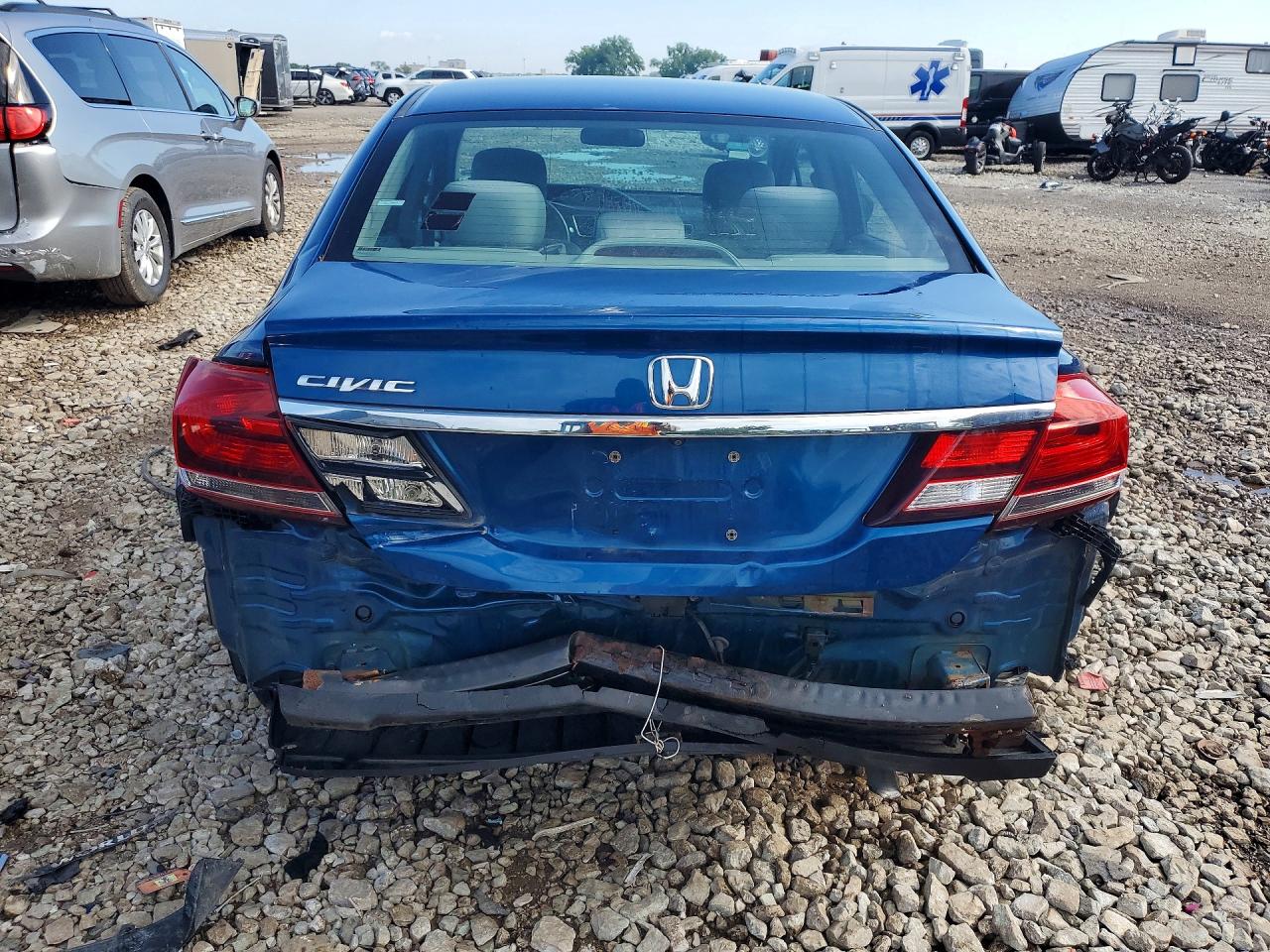 2014 Honda Civic Ex Blue vin: 2HGFB2F84EH537309